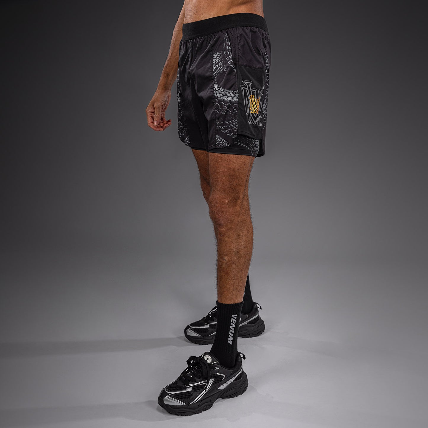 Venum Matupa Trainingsshorts - Zwart/Grijs/Goud