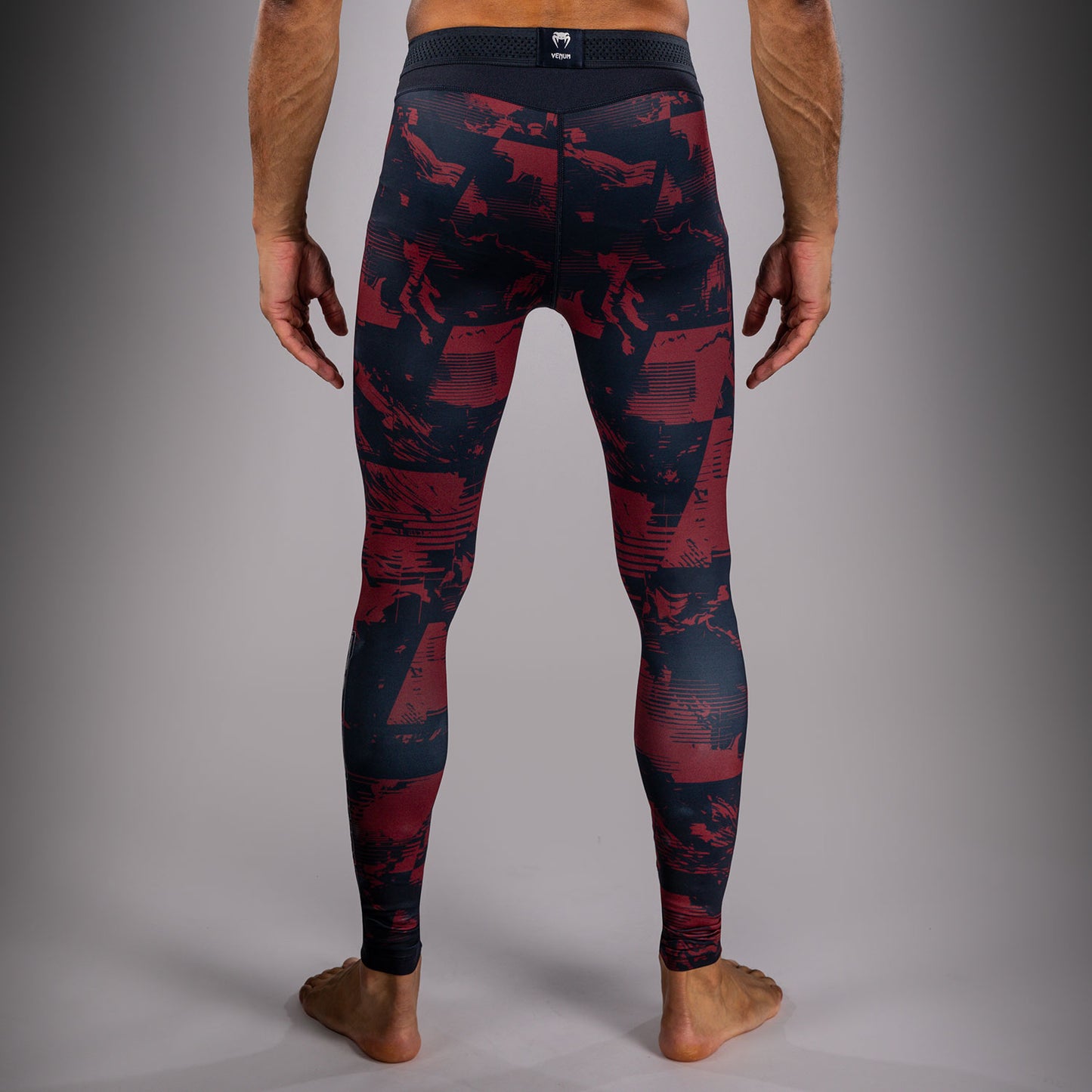 UFC Zenith by Venum Authentic Fight Week Performance Tight Heren - Marineblauw/Bordeauxrood/Zilver