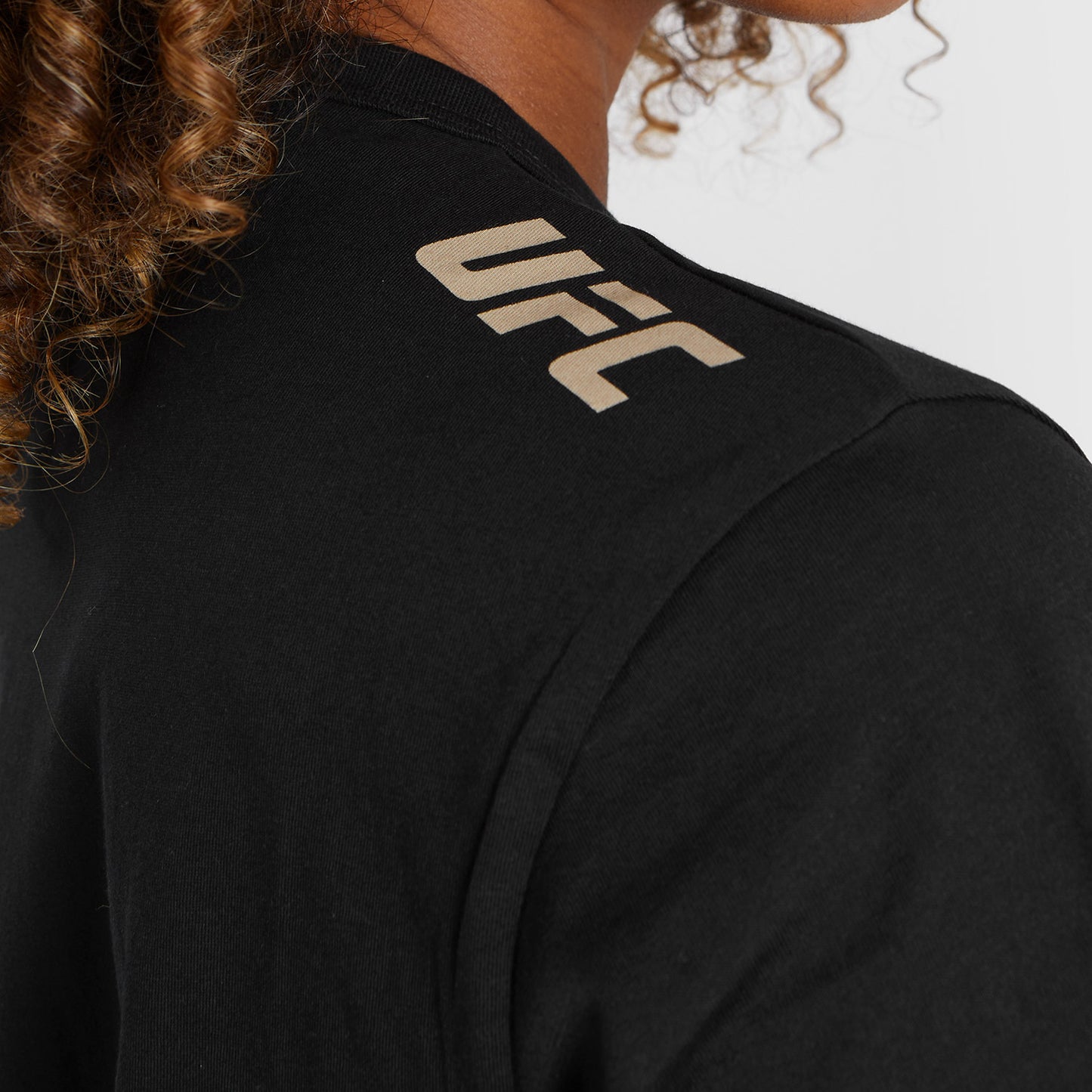 UFC Adrenaline by Venum Fight Week Katoenen dames-T-shirt met korte mouwen - Zwart