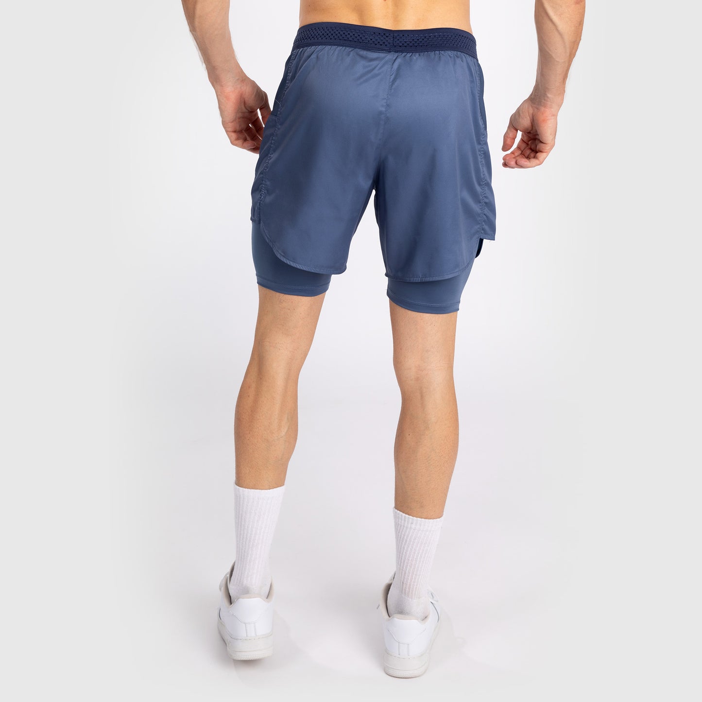 Venum Attack Heren Fight Shorts - Marineblauw