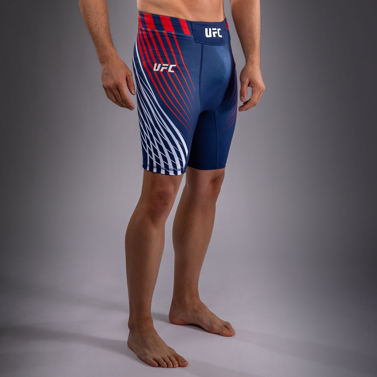 Official UFC Freedom 250 by Venum Authentic Fight Night Vale Tudo Shorts voor heren - Blauw