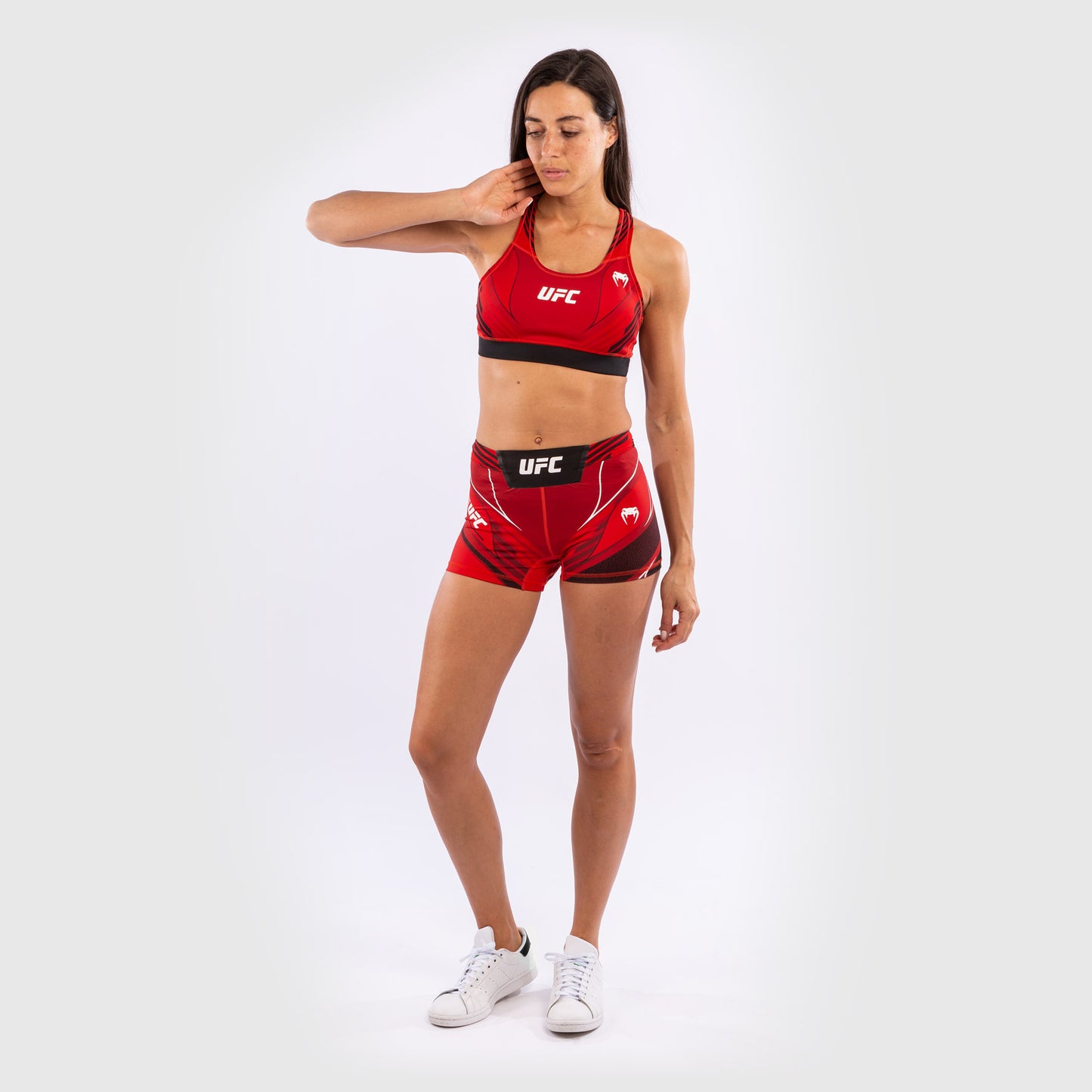 UFC Venum Authentic Fight Night Vale Tudo Damesshort - Short Fit - Rood