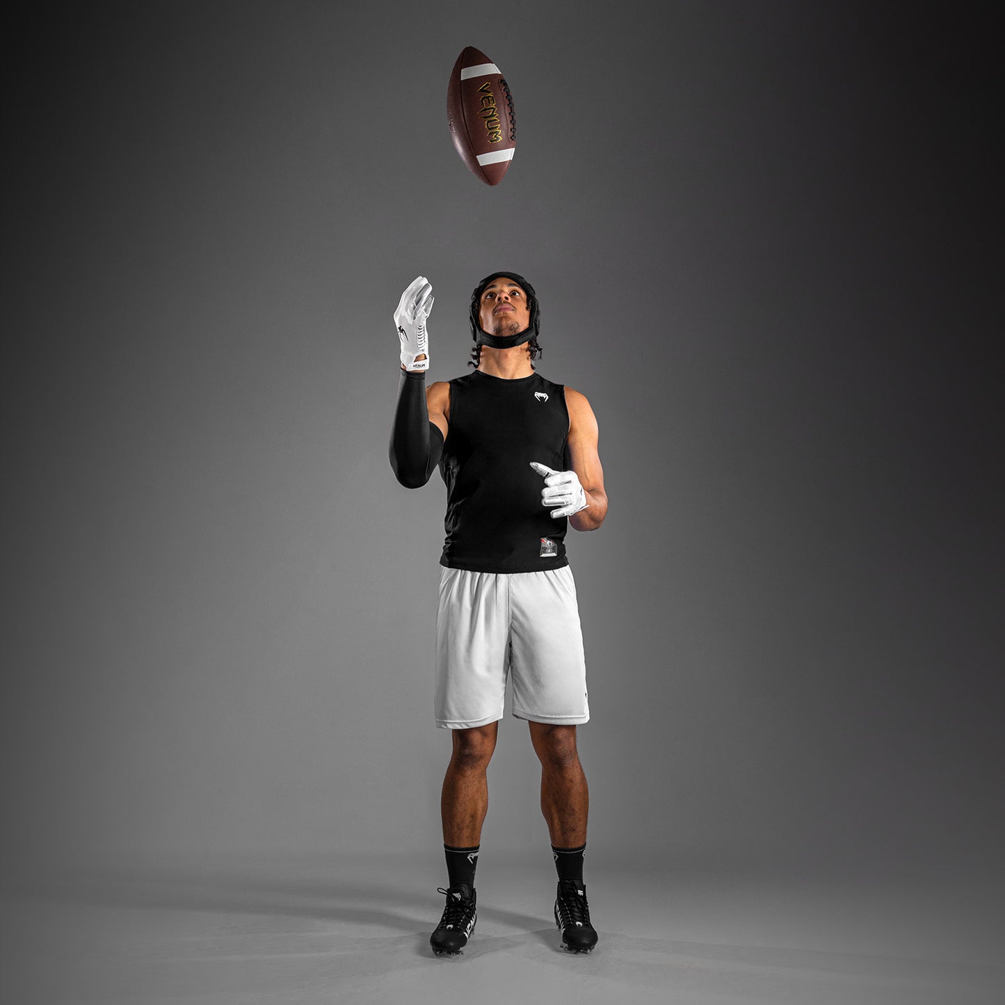 Venum Elite Football Mouwloos Compressie T-shirt - Zwart