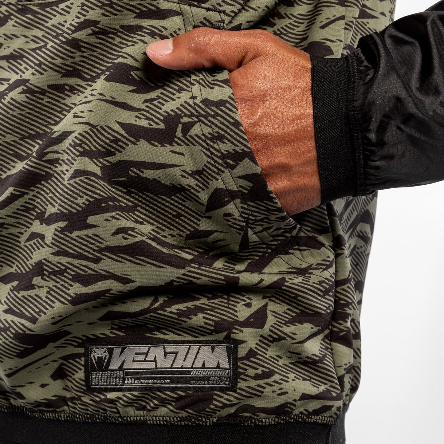 Venum Laser XT Hoodie - Zwart/Boscamouflage