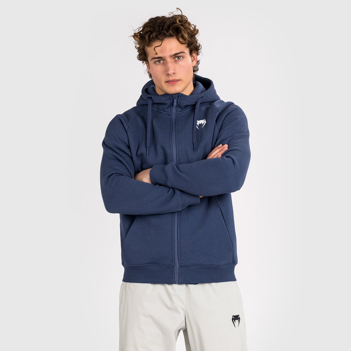 Venum Strikeland  Hoodie met volledige rits - Marineblauw