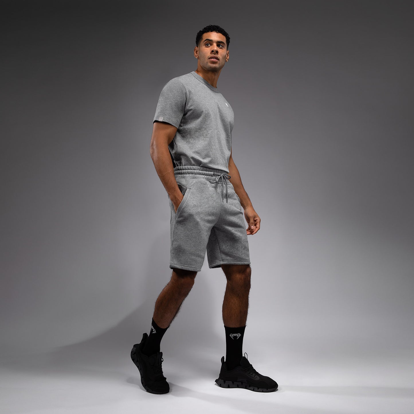 Venum Silent Power Katoenen Shorts - Cloudy Grey