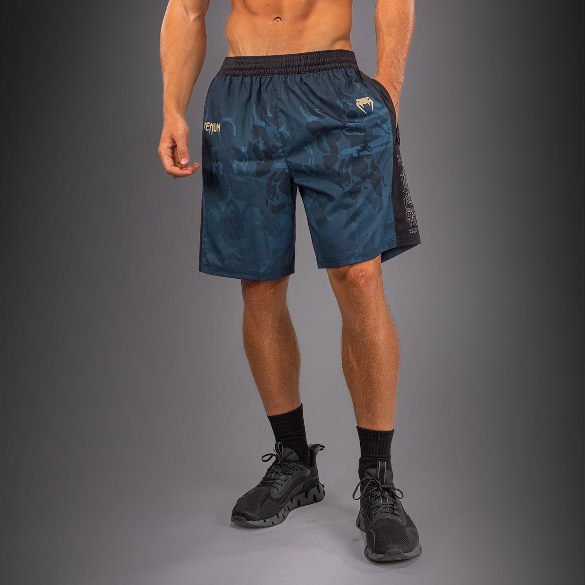Jujutsu Kaisen x Venum Fushiguro Trainingsshorts – Oceaan Blauw