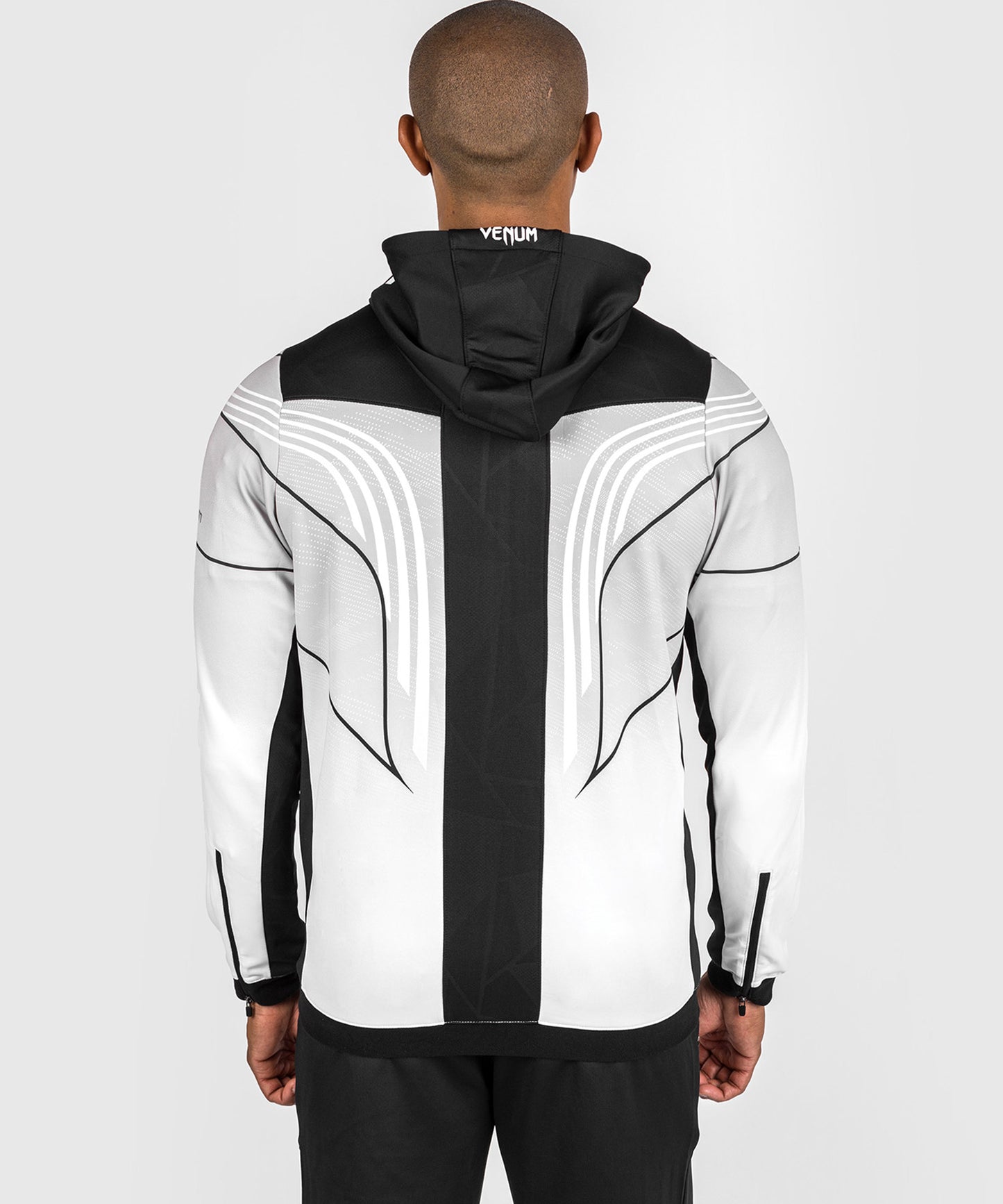 UFC Venum Gepersonaliseerde Authentic Fight Night 2.0 Heren Walkout Hoodie - Wit