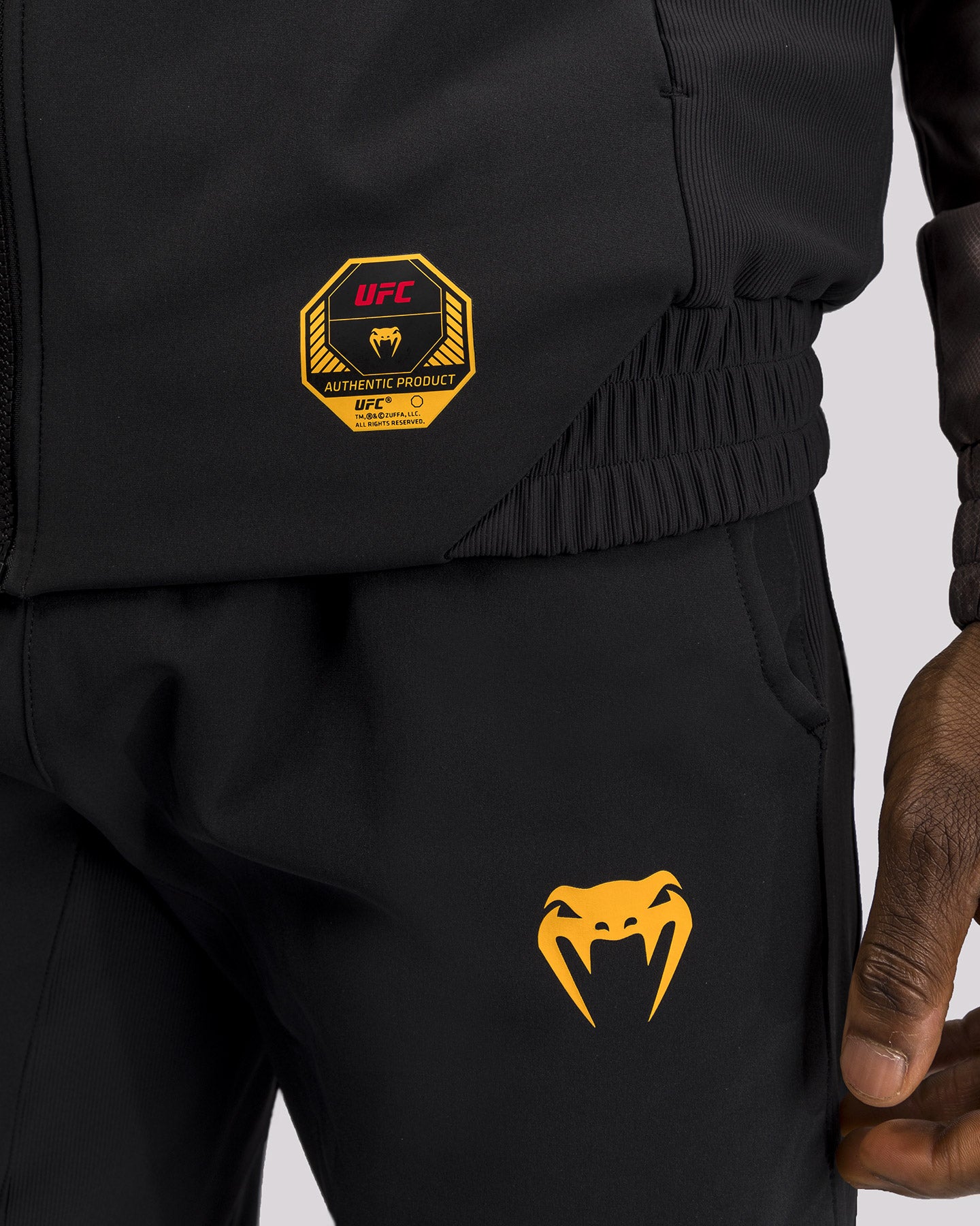 UFC Fusion by Venum Fight Week Zip-Hoodie voor Heren - Earthen Brown