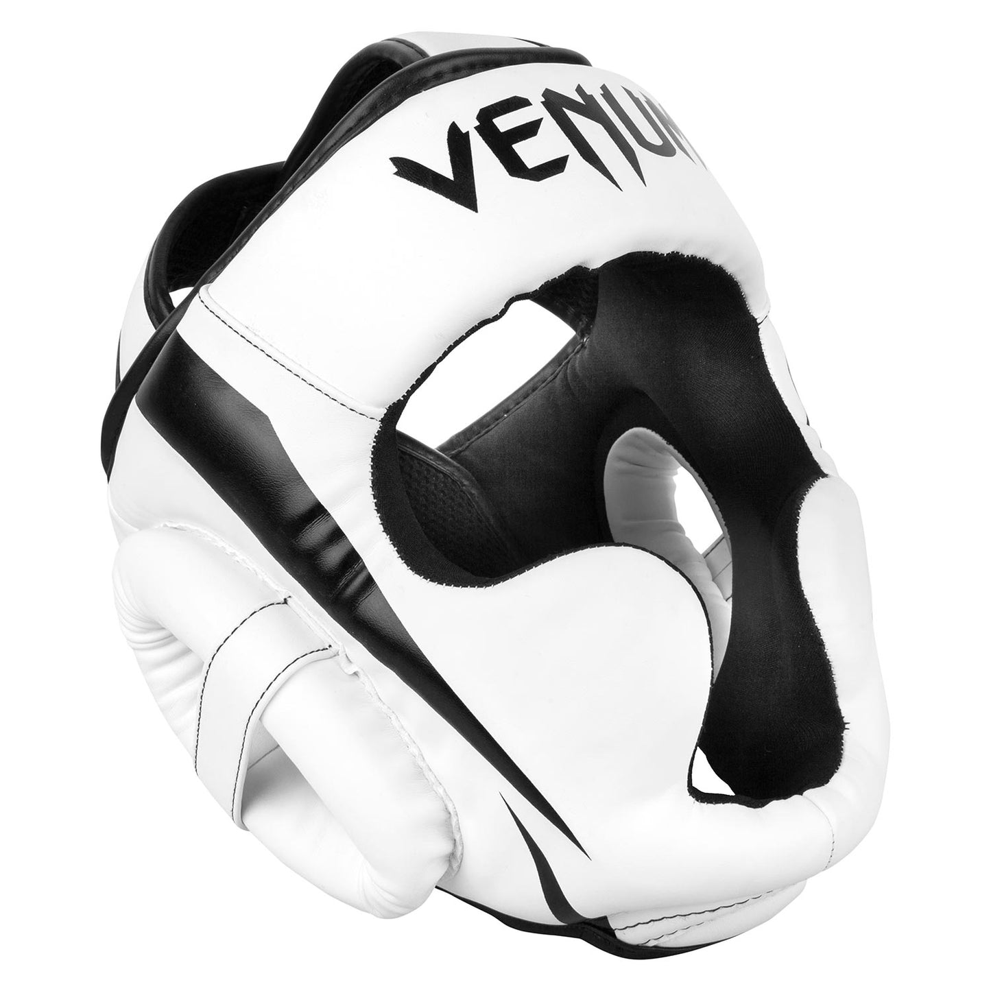 Venum Elite hoofdbeschermer – Wit/Zwart