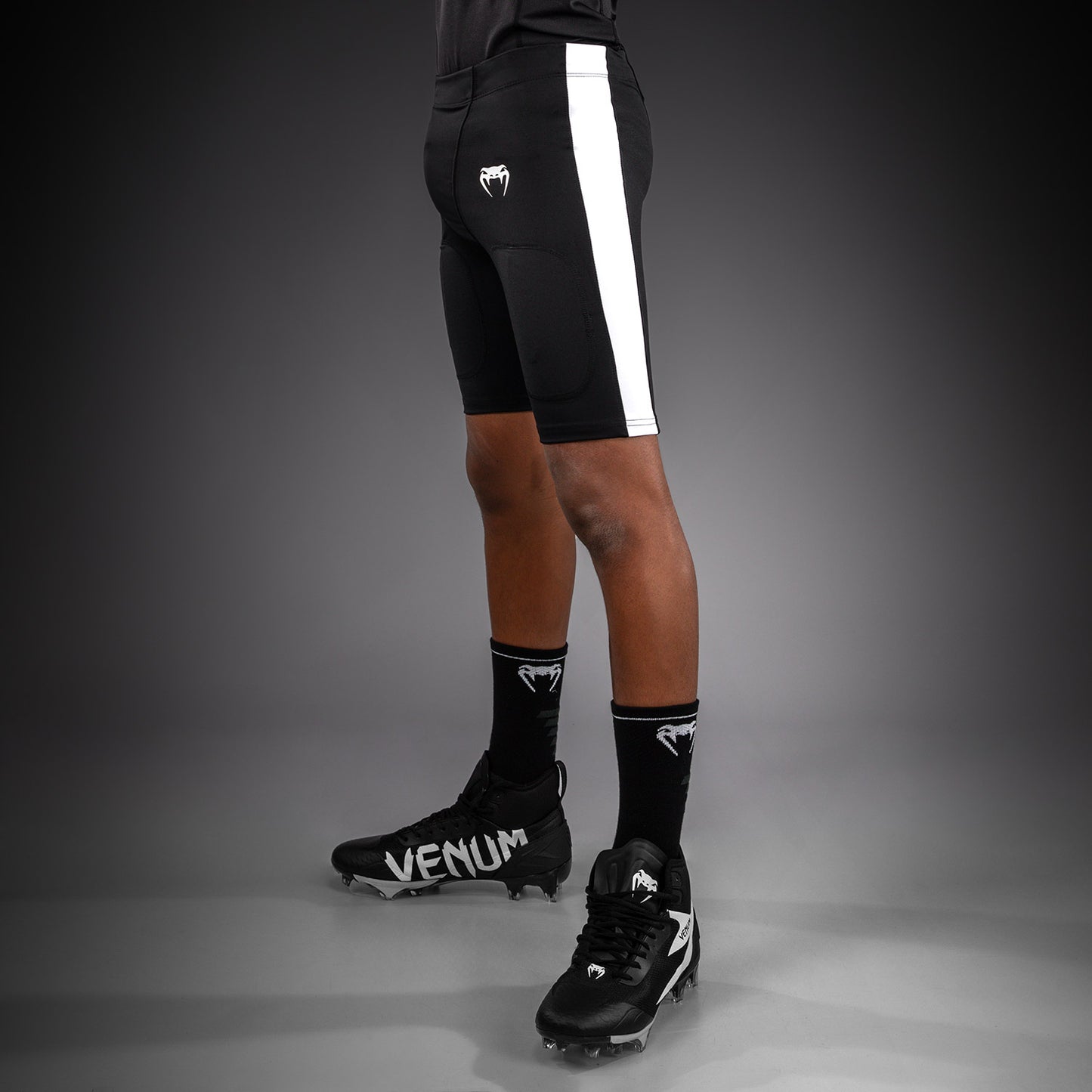 Venum Elite Football Compressieshorts voor kinderen - Zwart