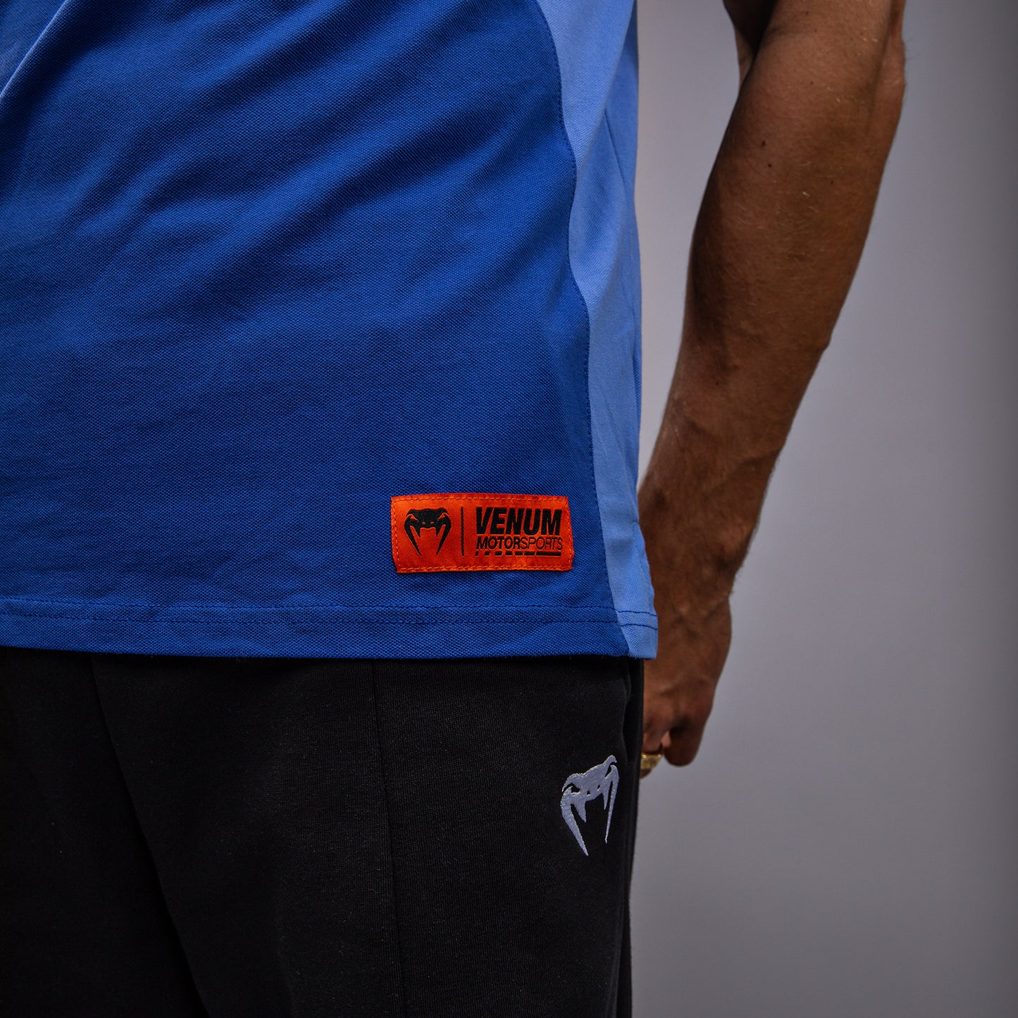 Venum Motorsport Katoenen Polo - Koninklijk Blauw