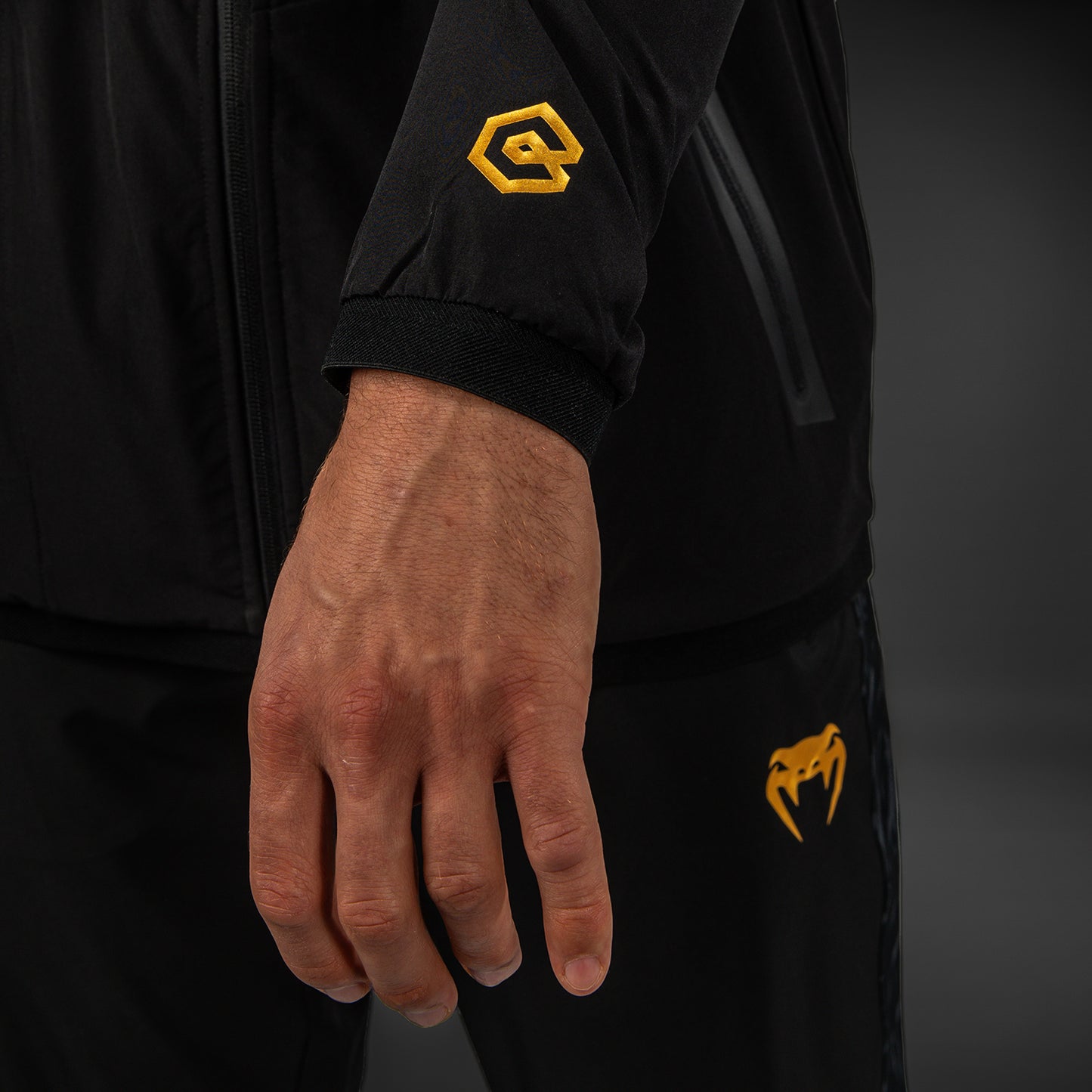 Venum x Chimaev Trainingsjack - Zwart/Grijs