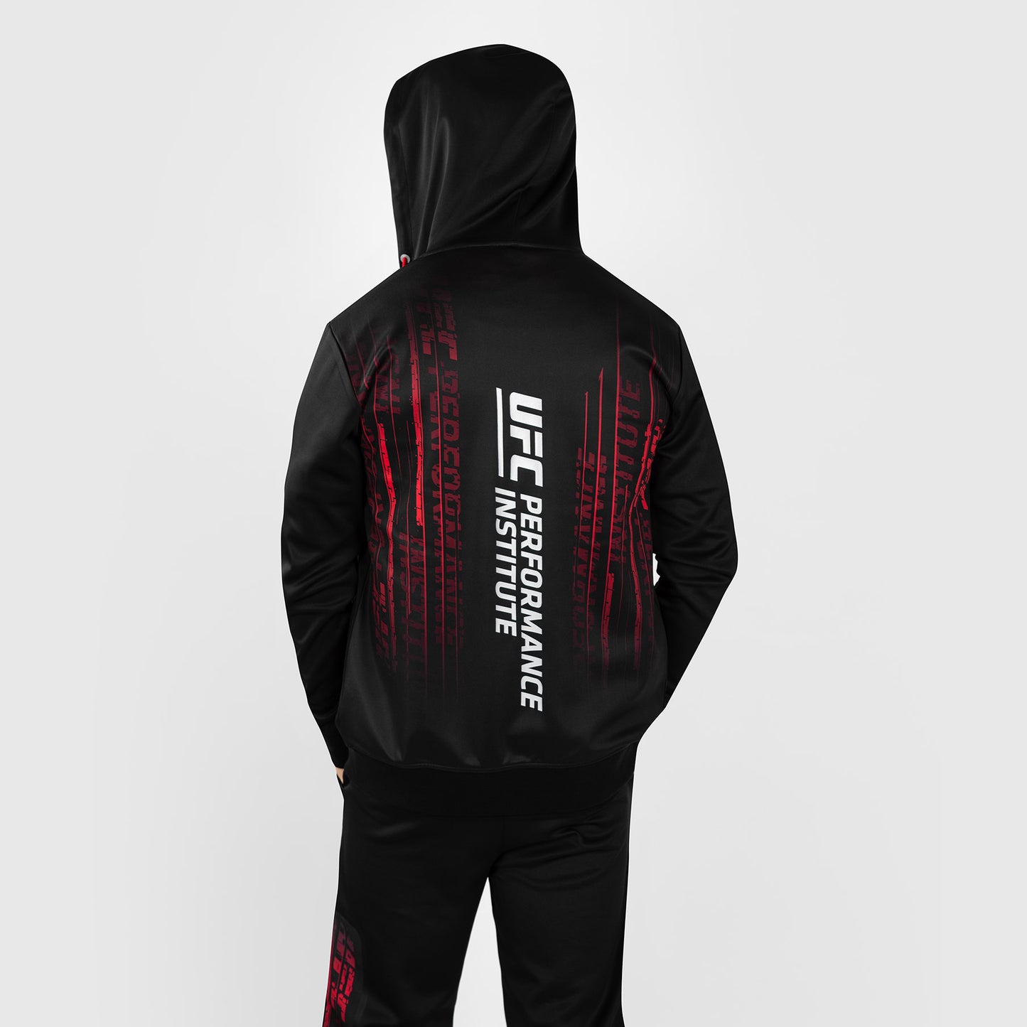 UFC Venum Performance Institute 2.0 Heren Zip Hoodie - Zwart/Rood
