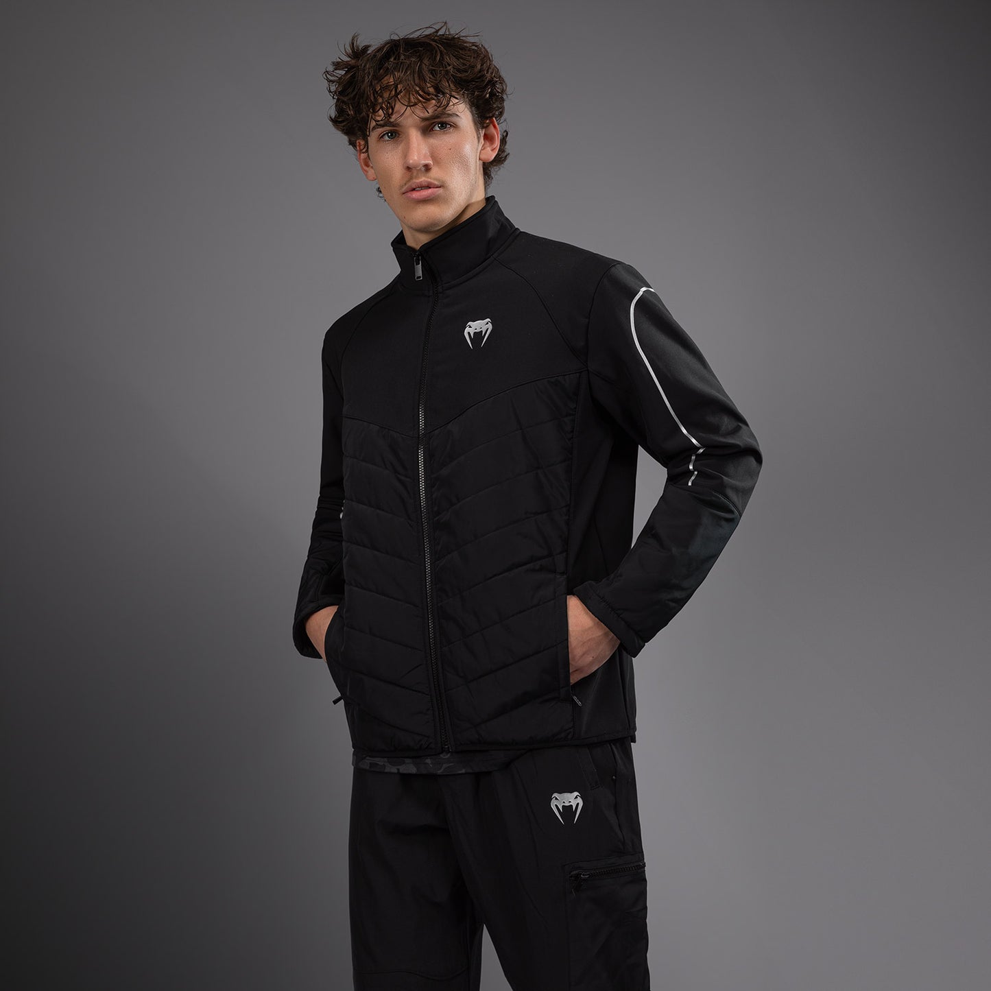 Venum Paddock Softshell Jas Lange Mouwen - Zwart