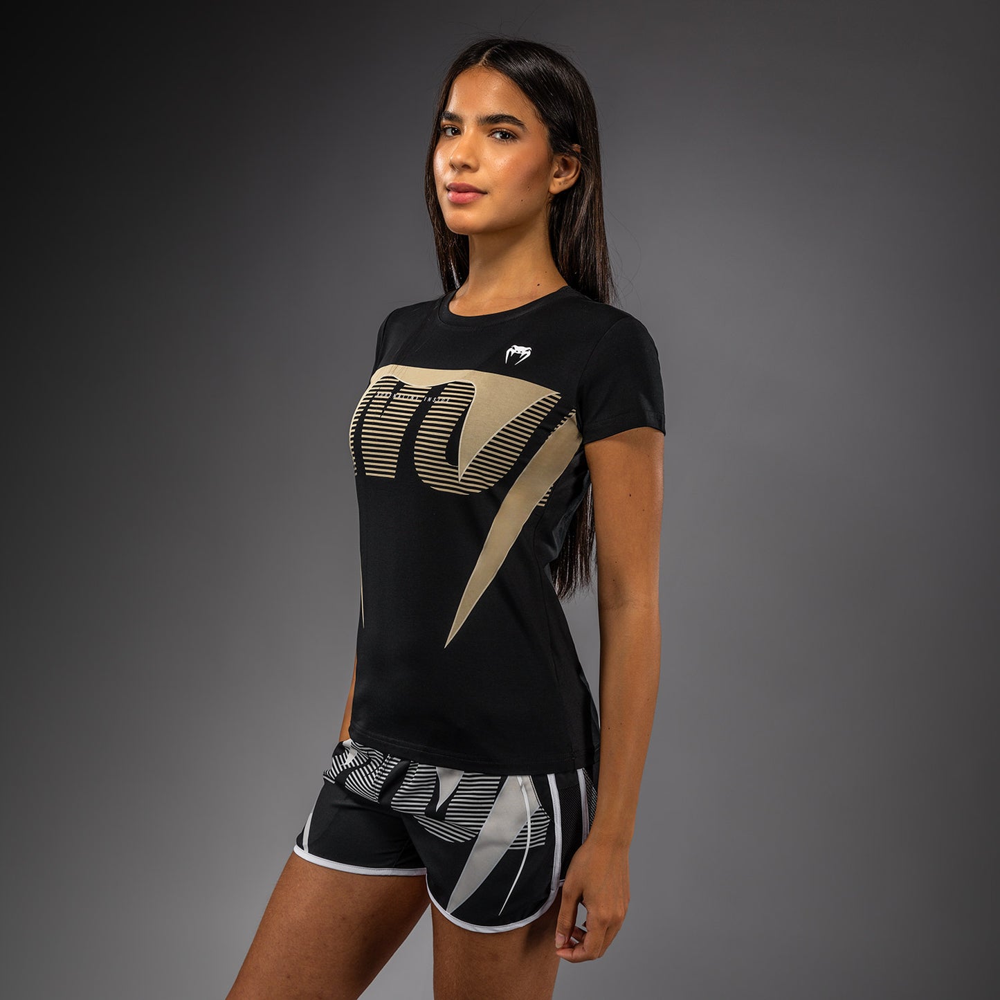 Venum Adrenaline Dames T-shirt – Zwart/Ivoor