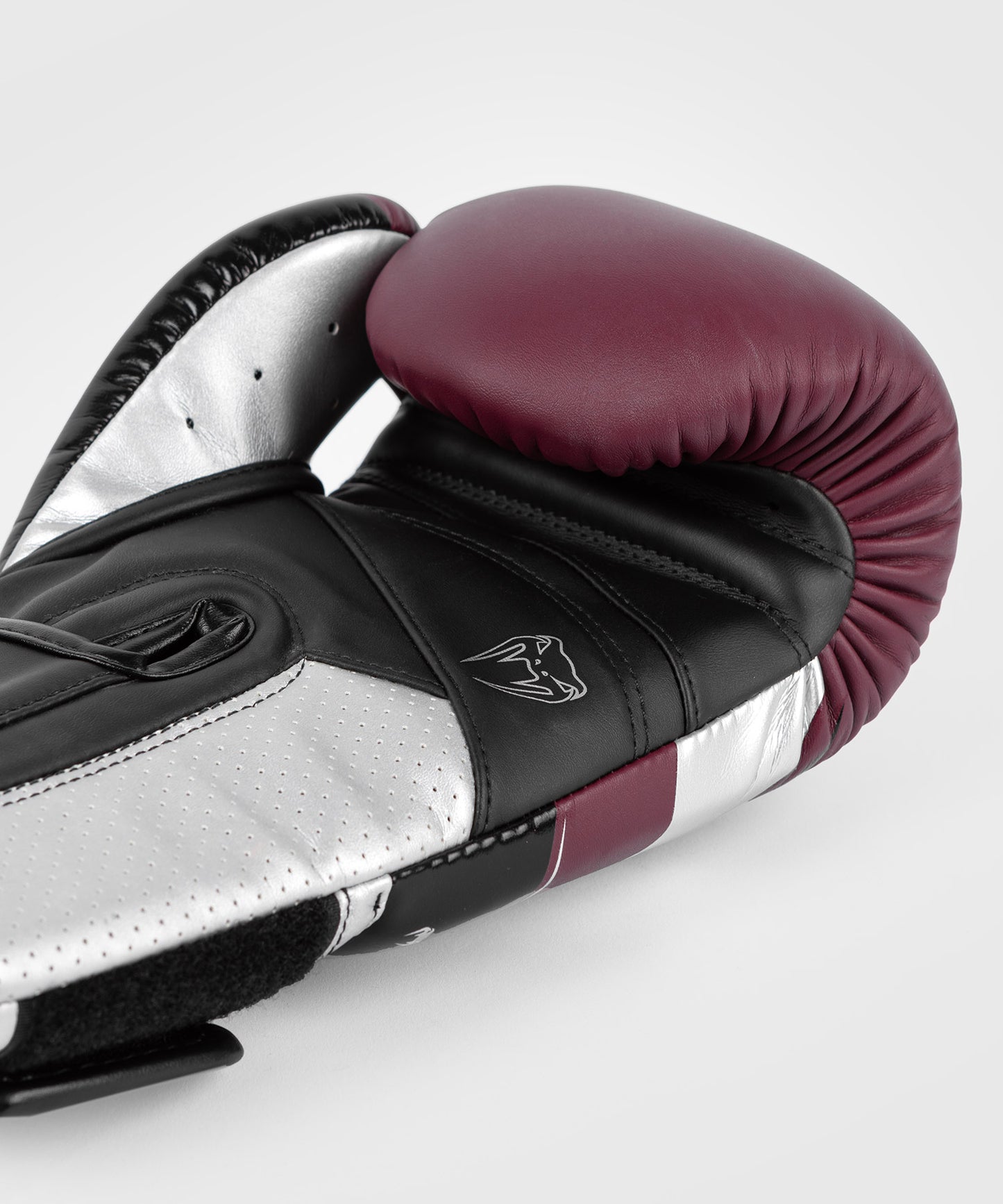 Venum Elite Evo Bokshandschoenen - Bourgondië/Zilver