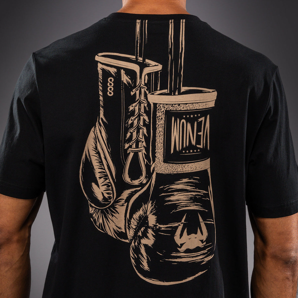 Venum Fight Icon Katoenen T-shirt - Zwart