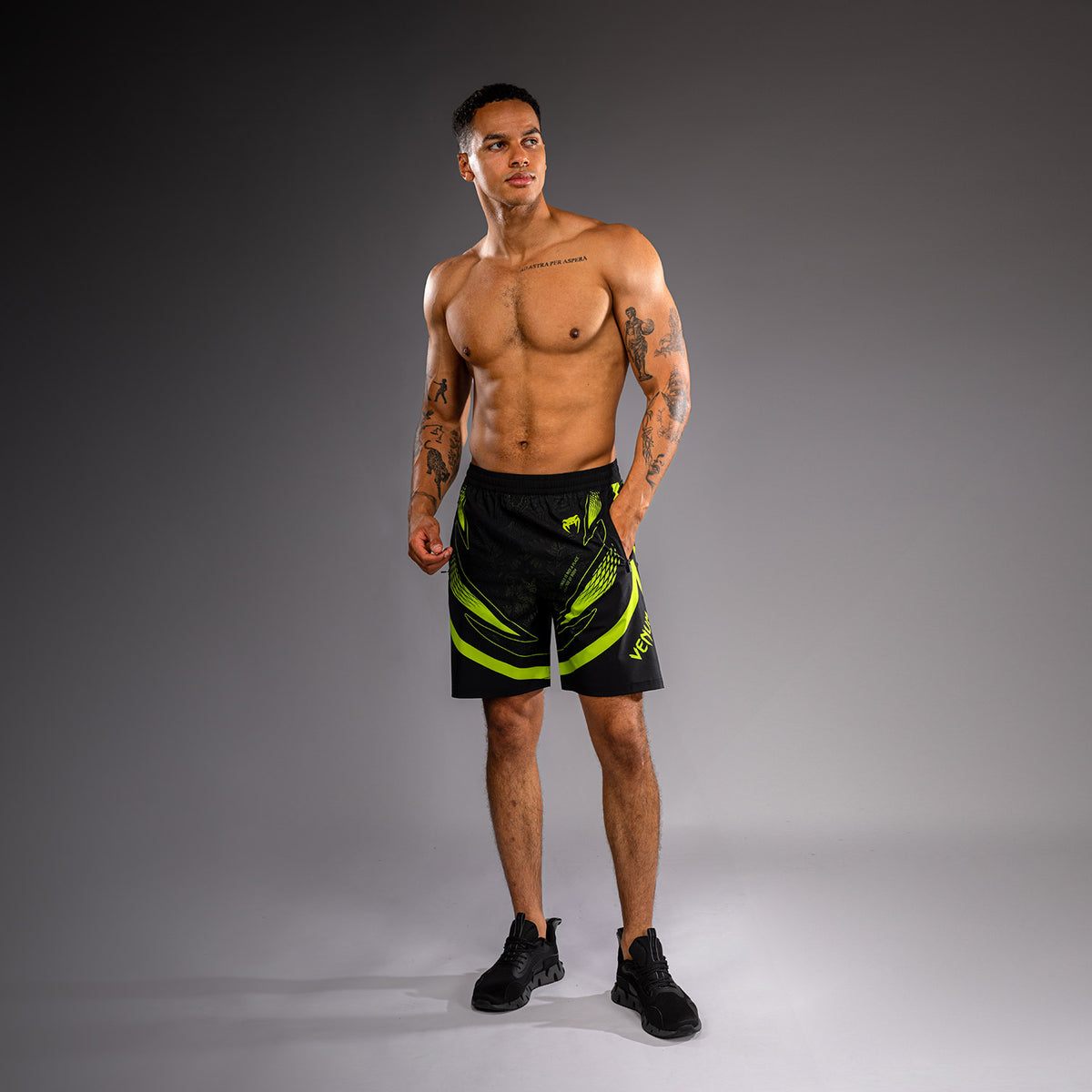 Venum Amazonia Reborn Trainingsshort - Zwart/Groen