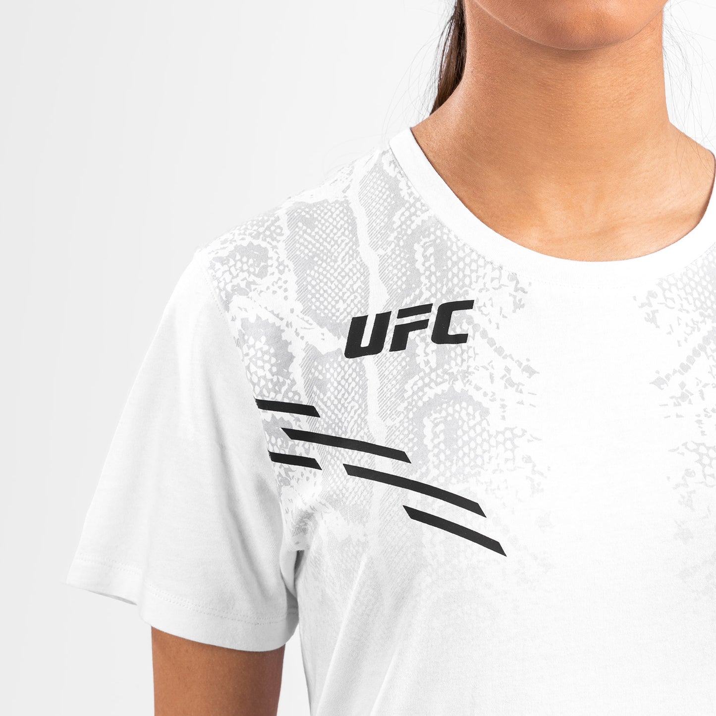 UFC Adrenaline by Venum Replica Dames-T-shirt met korte mouwen - Wit