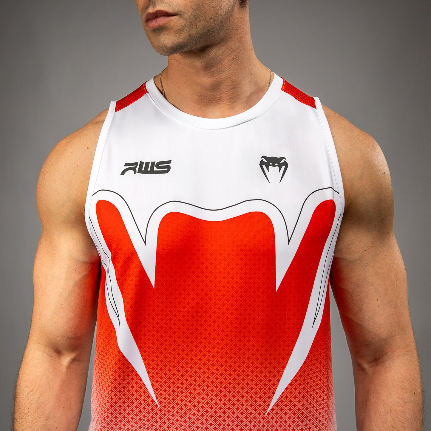 Venum x RWS 2.0 Men’s Dry-Tech Tanktop – Wit/Rood