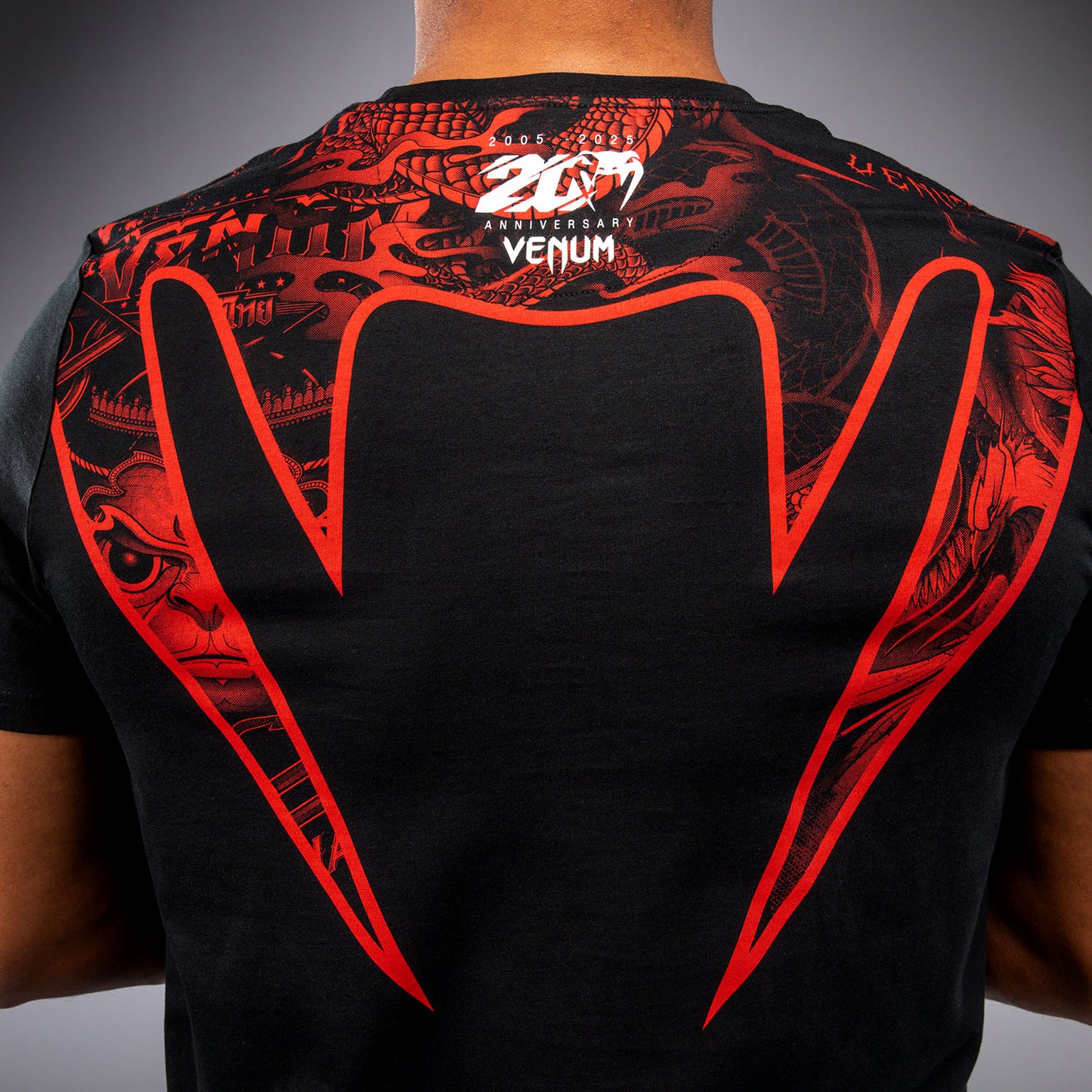Venum 20th Anniversary T-shirt - Zwart/Rood