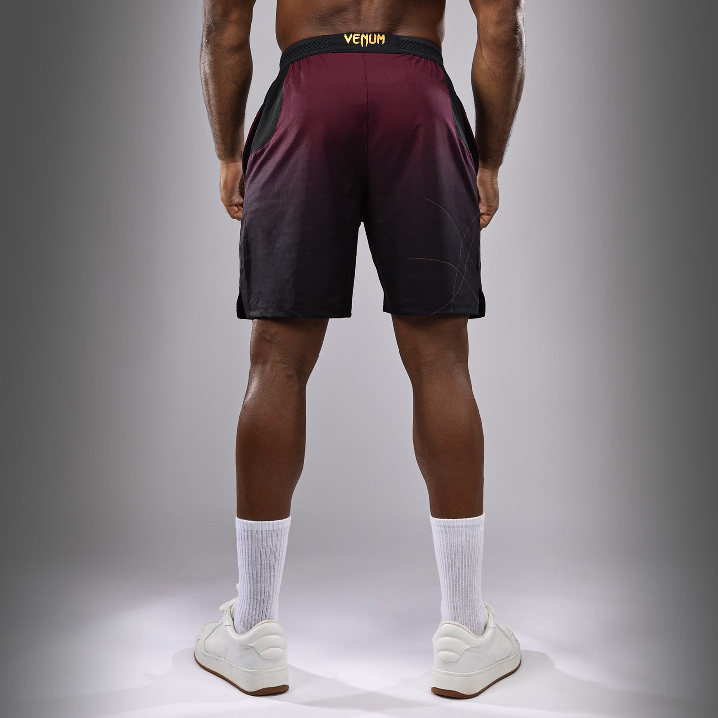 Venum Tactical XT Trainingsshort - Zwart/Bourgondië/Goud