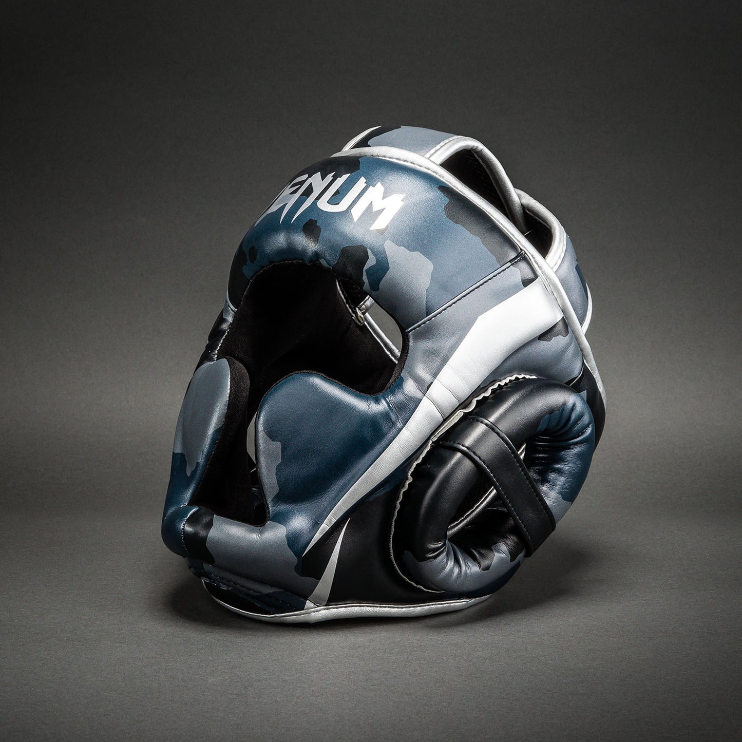 Venum Elite Camo Hoofdbeschermer – Donker Marineblauw/Blauw