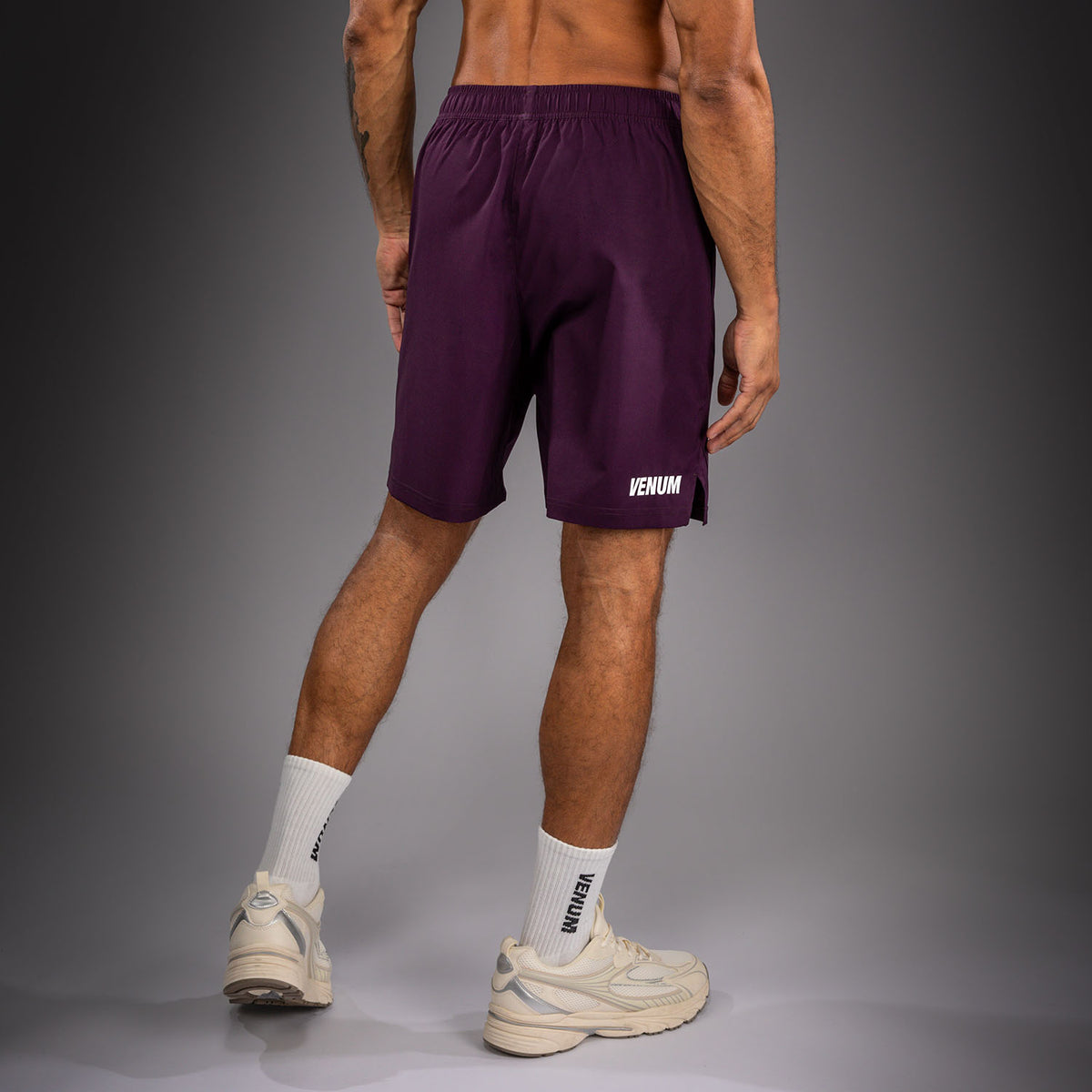 Venum Contender trainingsshort - Donkerpaars/Wit