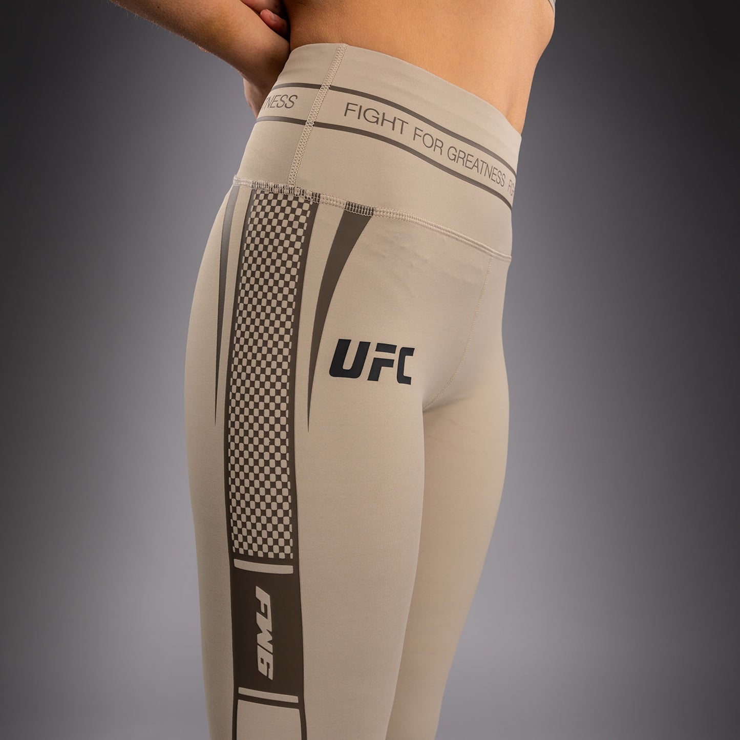 Venum UFC Unity by Venum Authentic Fight Week Dames Technische Compressiebroek - Zand