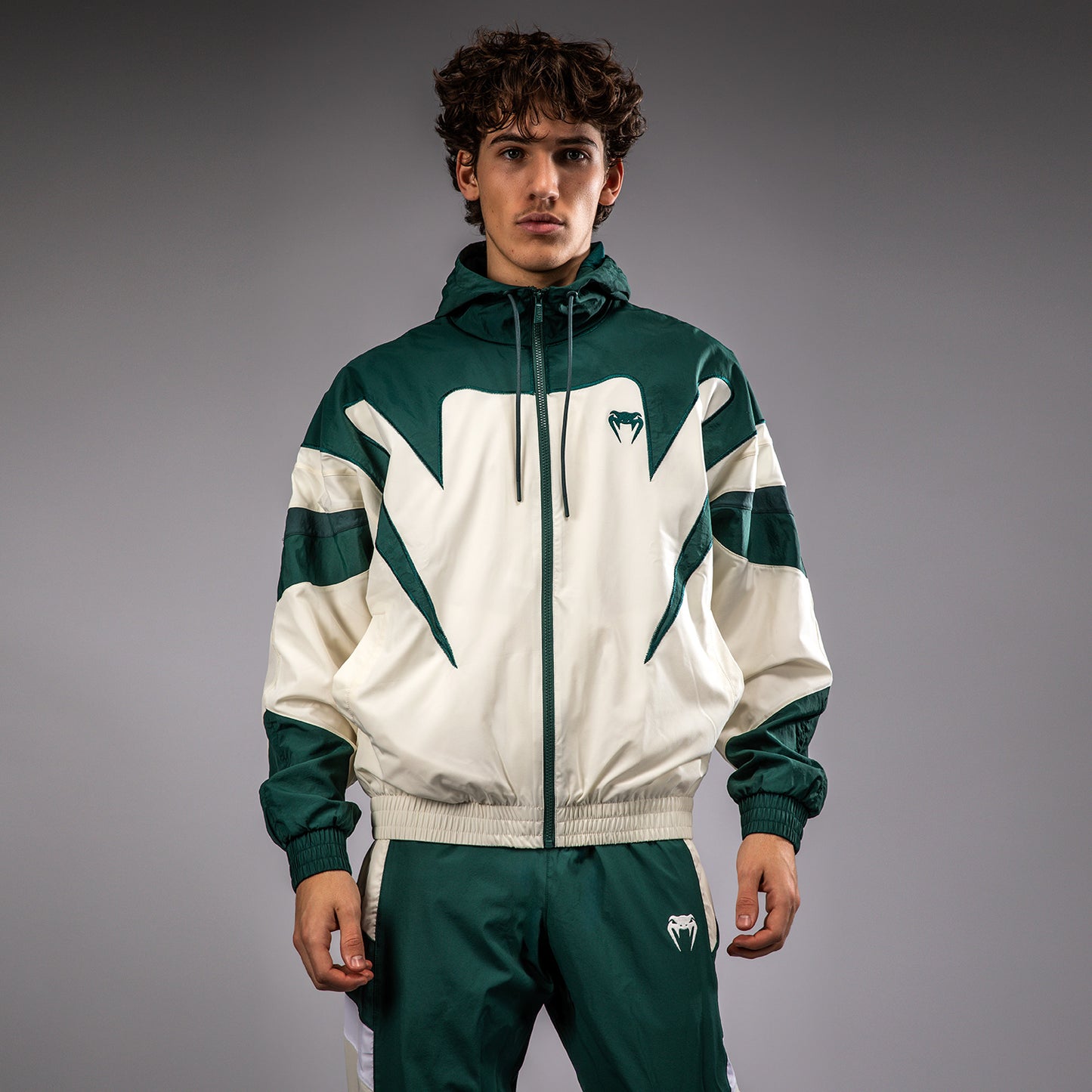 Venum Attack 90 Trainingsjack - Forestgroen/Ijs