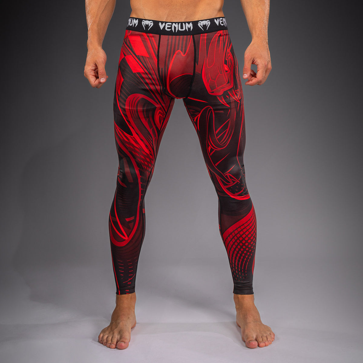 Venum Crimson Viper 2.0 Compressielegging - Zwart/Rood