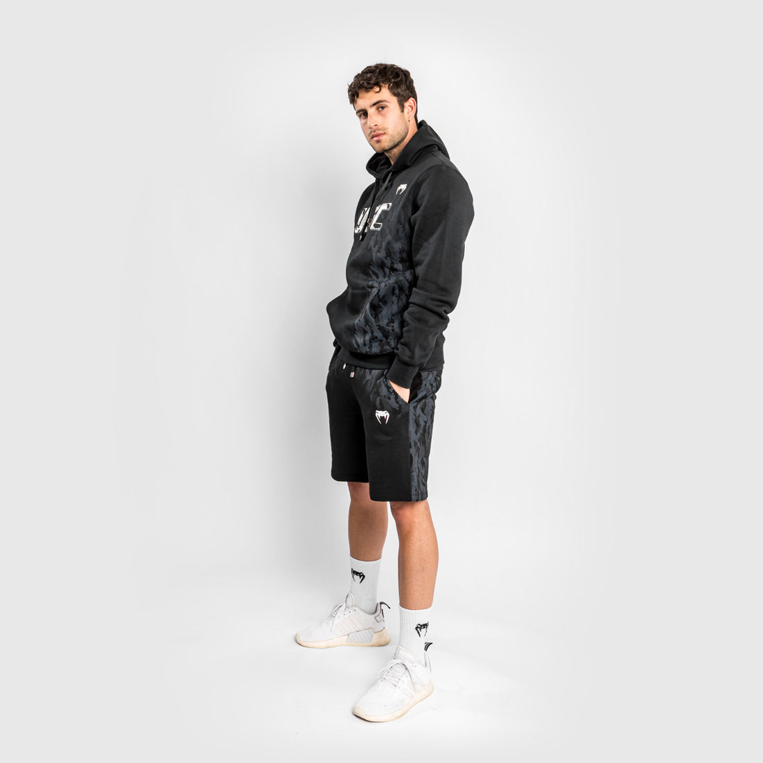 UFC Venum Authentic Fight Week Pullover Hoodie voor heren - Zwart