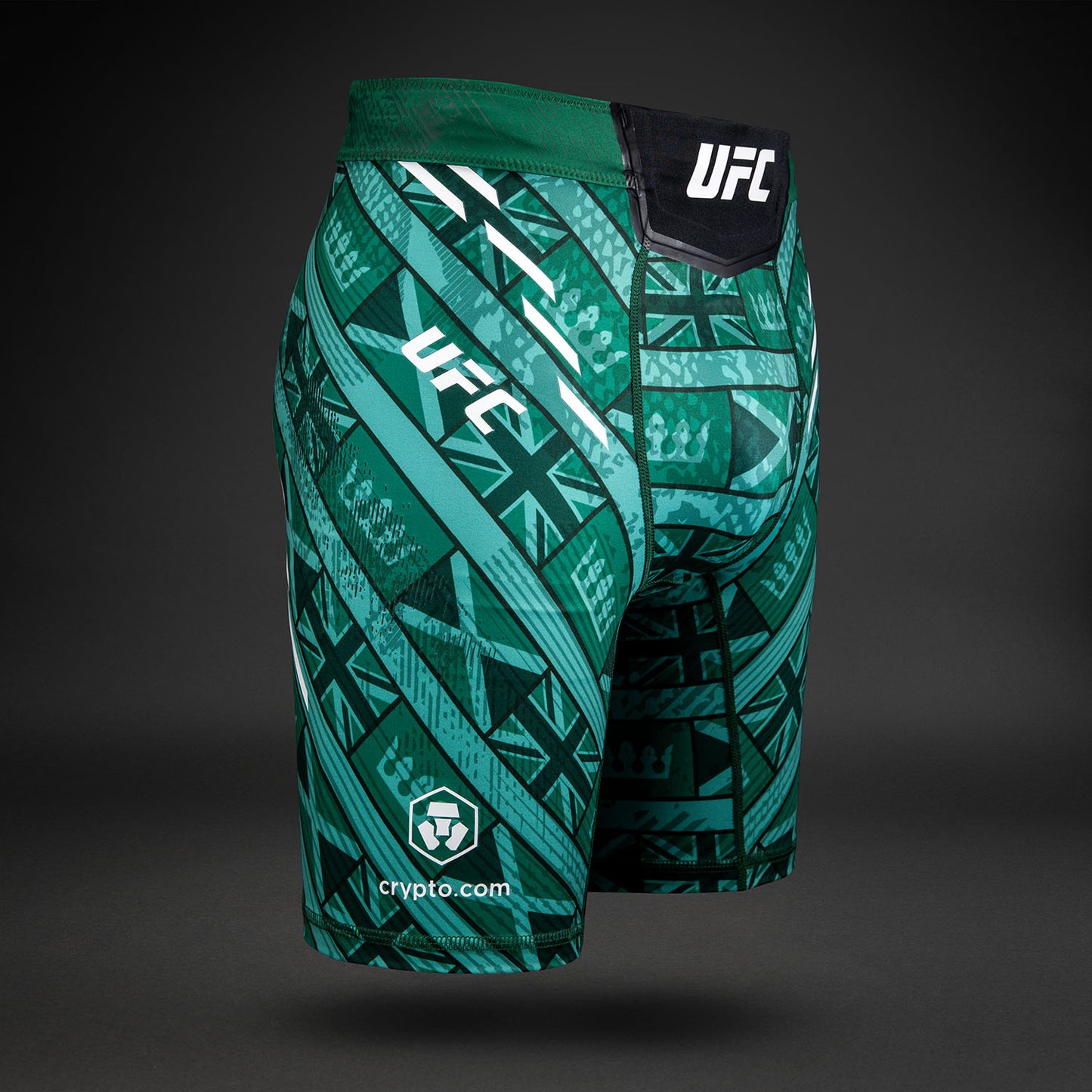 UFC Unrivaled by Venum Leon Edwards Mannen Vale Tudo Short - Groen