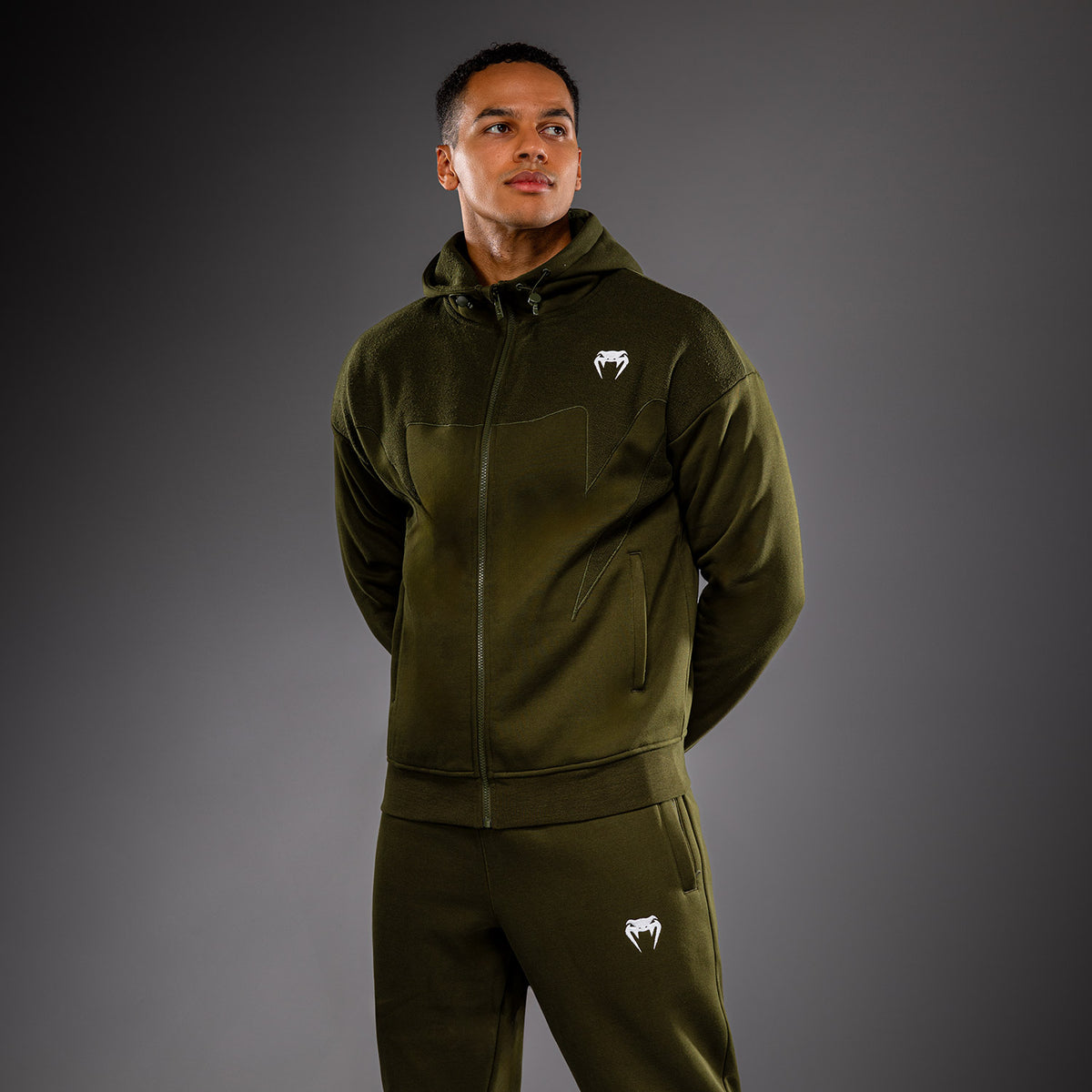 Venum Attack Fleece & Weave Trainingsjack - Kaki