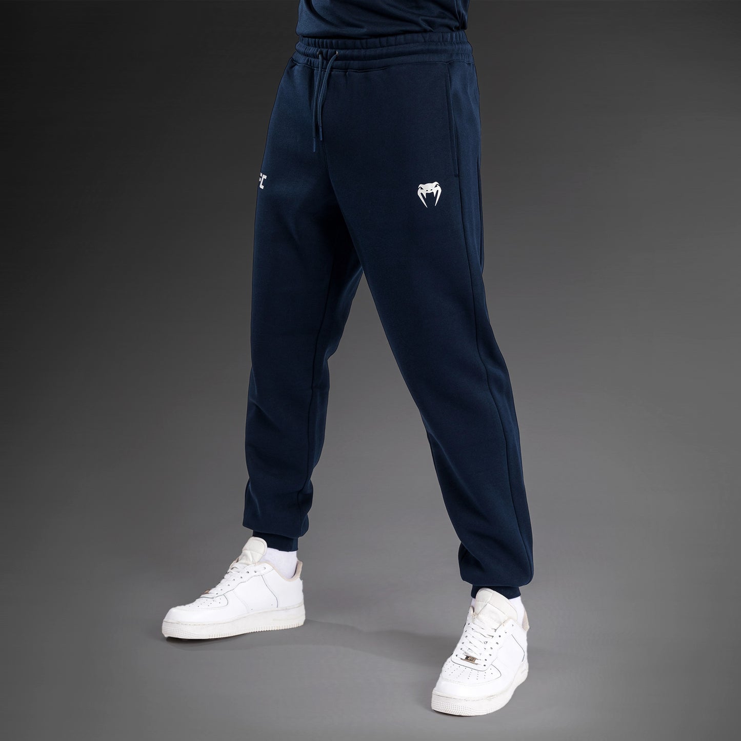 UFC Fusion by Venum Fight Week Katoenen Broek voor Heren - Solid Oceaanblauw