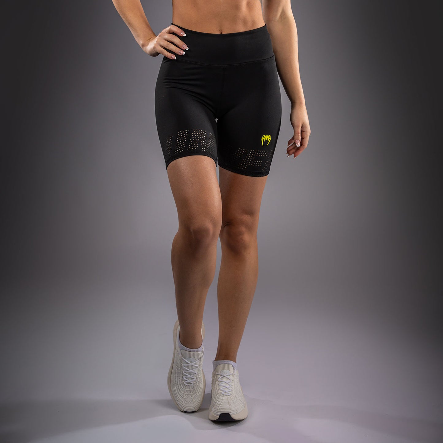 Venum Lazer Compressieshort voor dames - Zwart/Geel