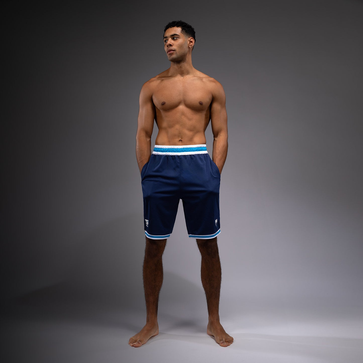 Venum x Top Rank Original Heren Basketbalshorts - Marineblauw
