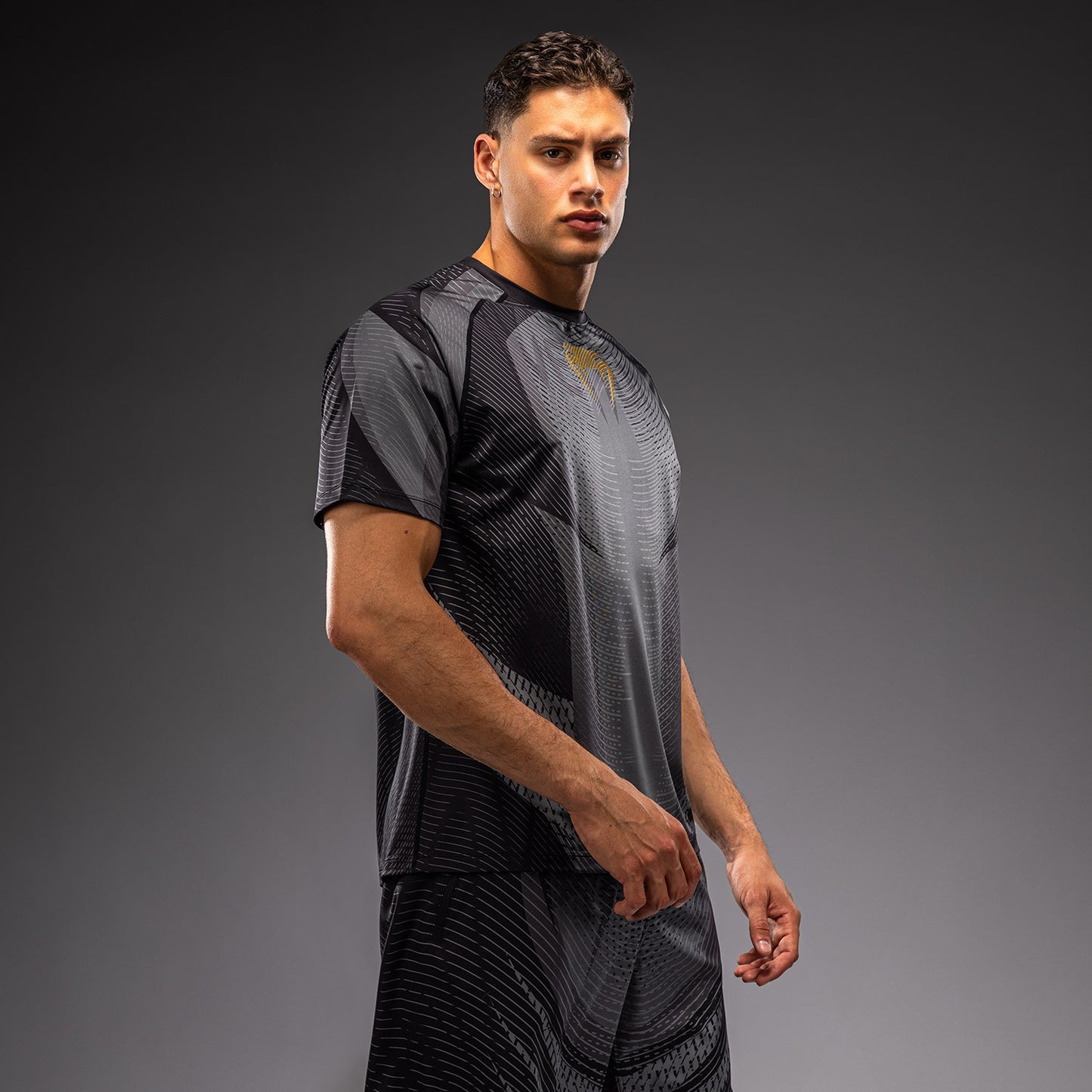 Venum Galactic 3.0 Dry Tech T-shirt - Zwart/Goud