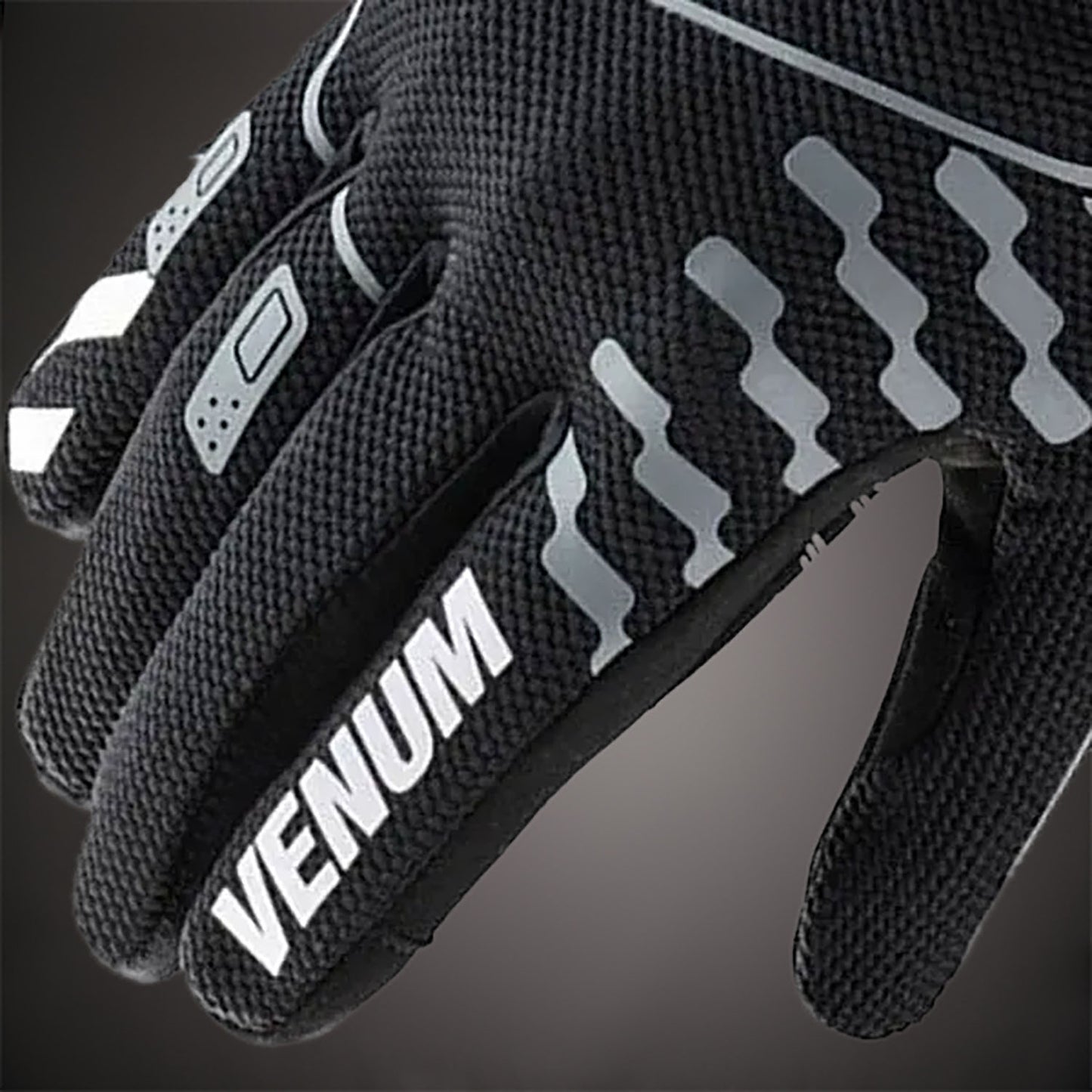 Venum x Ixon Hurry Motorhandschoen – Zwart/Wit/Antracietgrijs