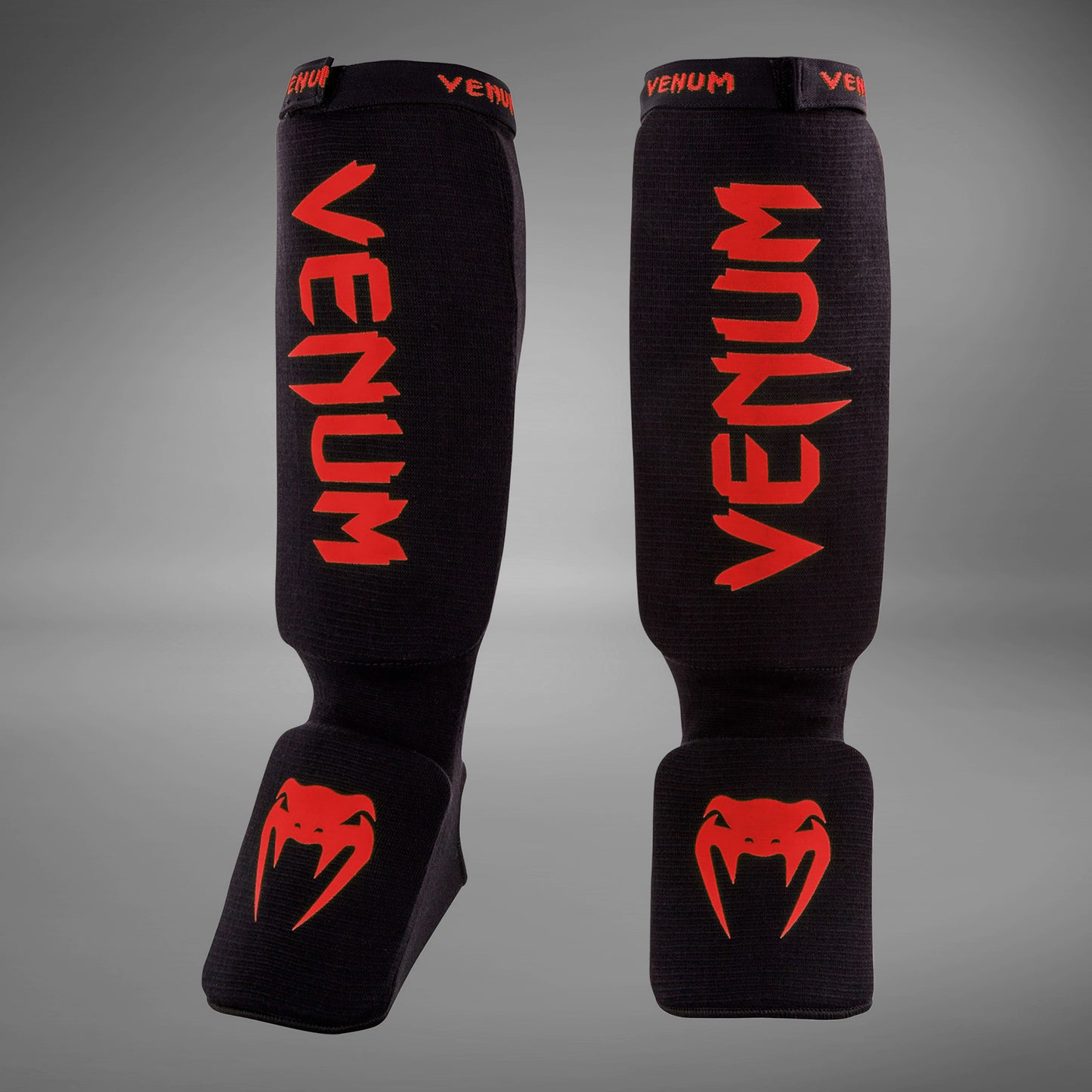 Venum Kontact Scheenbeschermers - Zwart/Rood