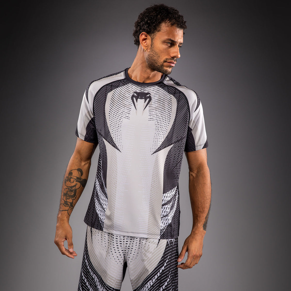 Venum Galactic 3.0 Dry Tech T-shirt - Offwhite/Zwart