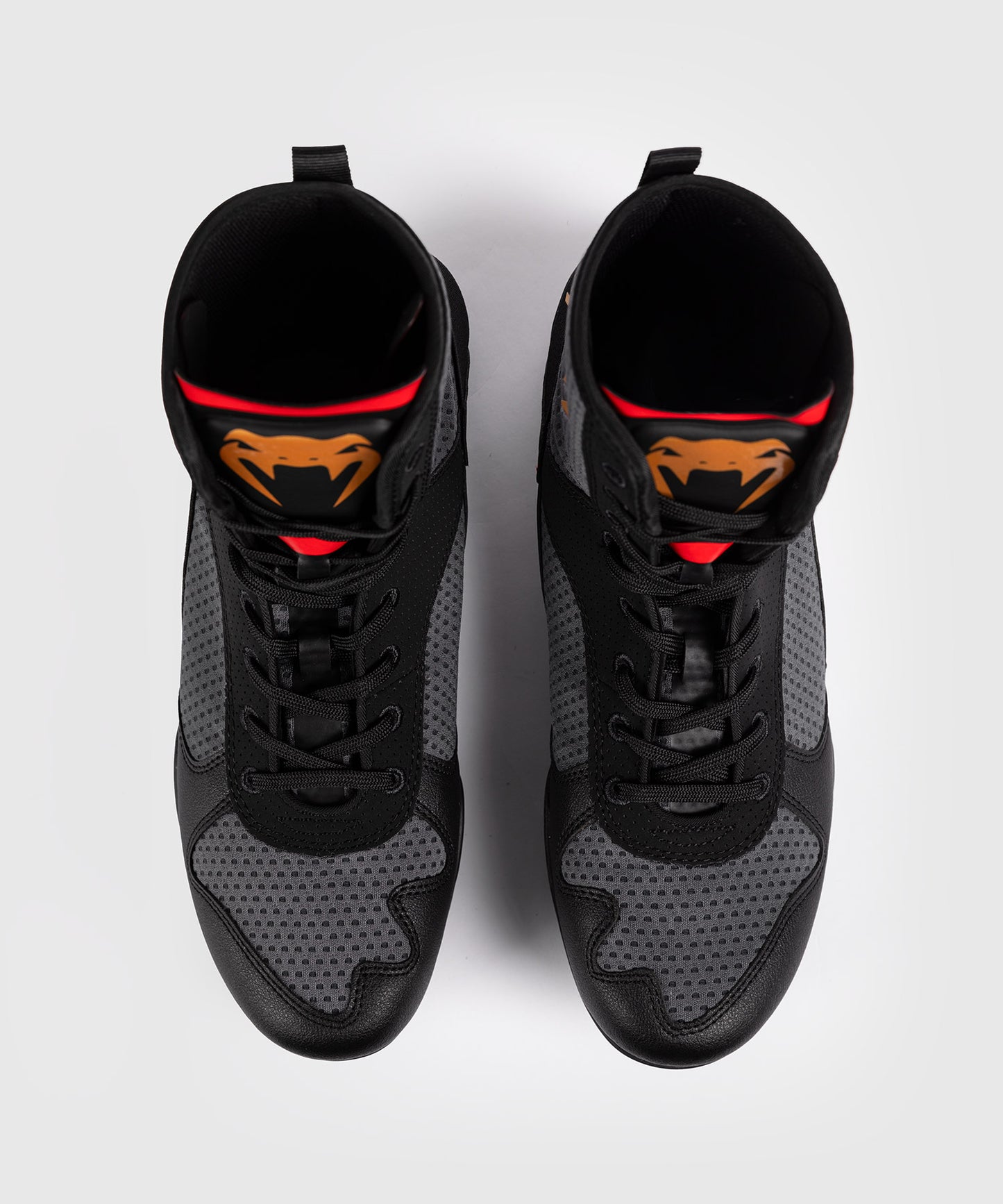 Venum Elite Boksschoenen - Stormgrijs/Goud