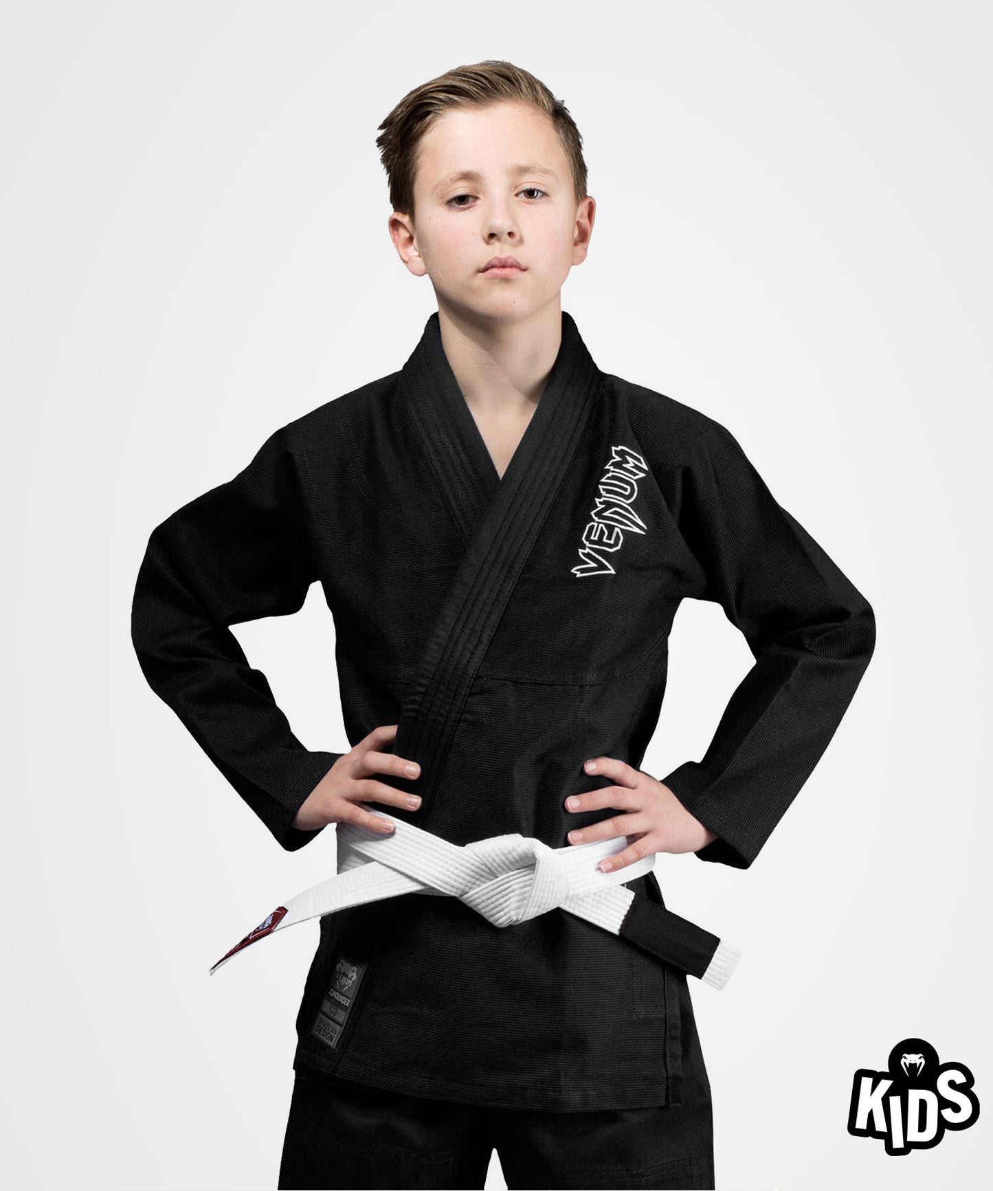 Venum Contender Kids BJJ Gi (Inclusief gratis witte band) - Zwart
