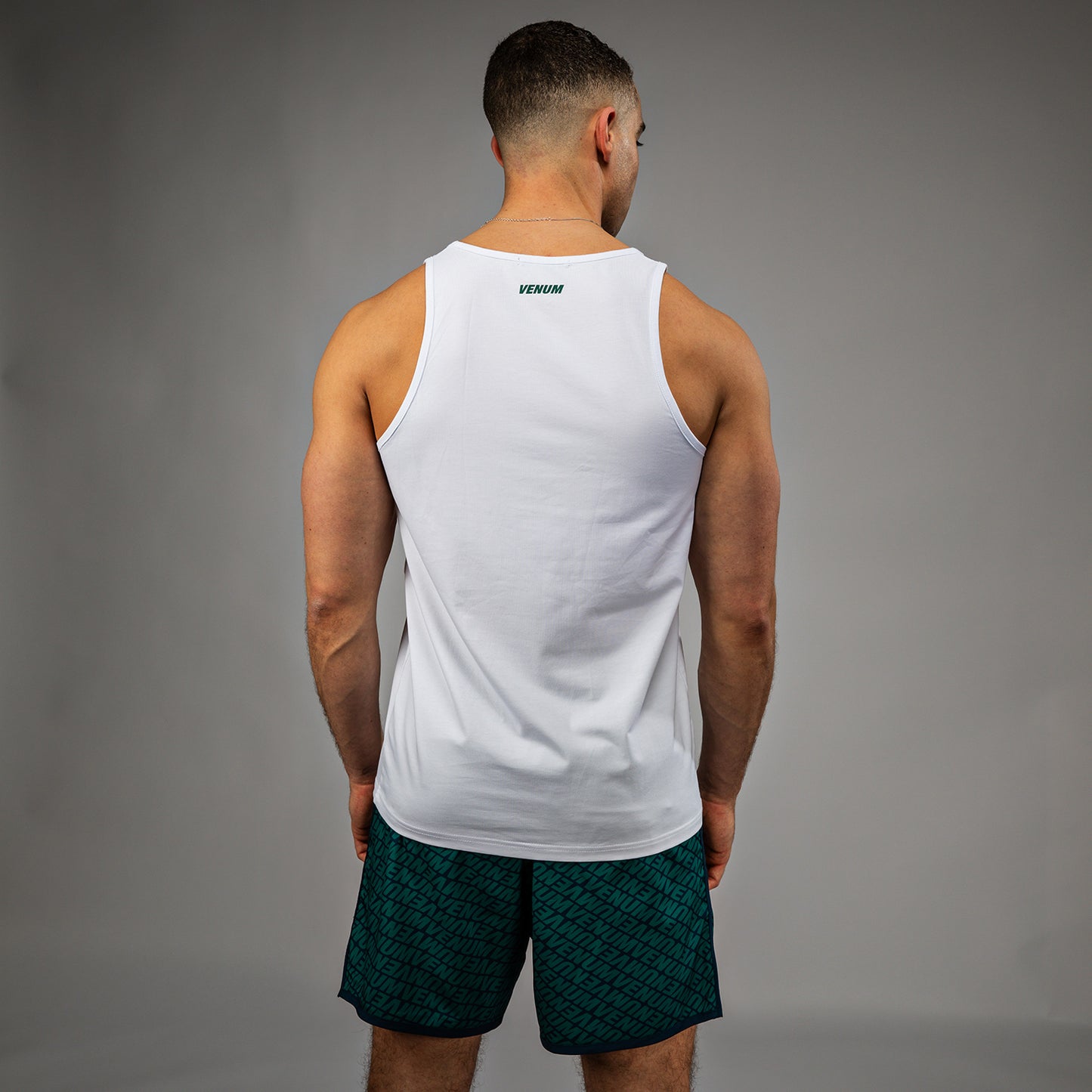 Venum Echo Tank Top - Wit/Emerald Groen