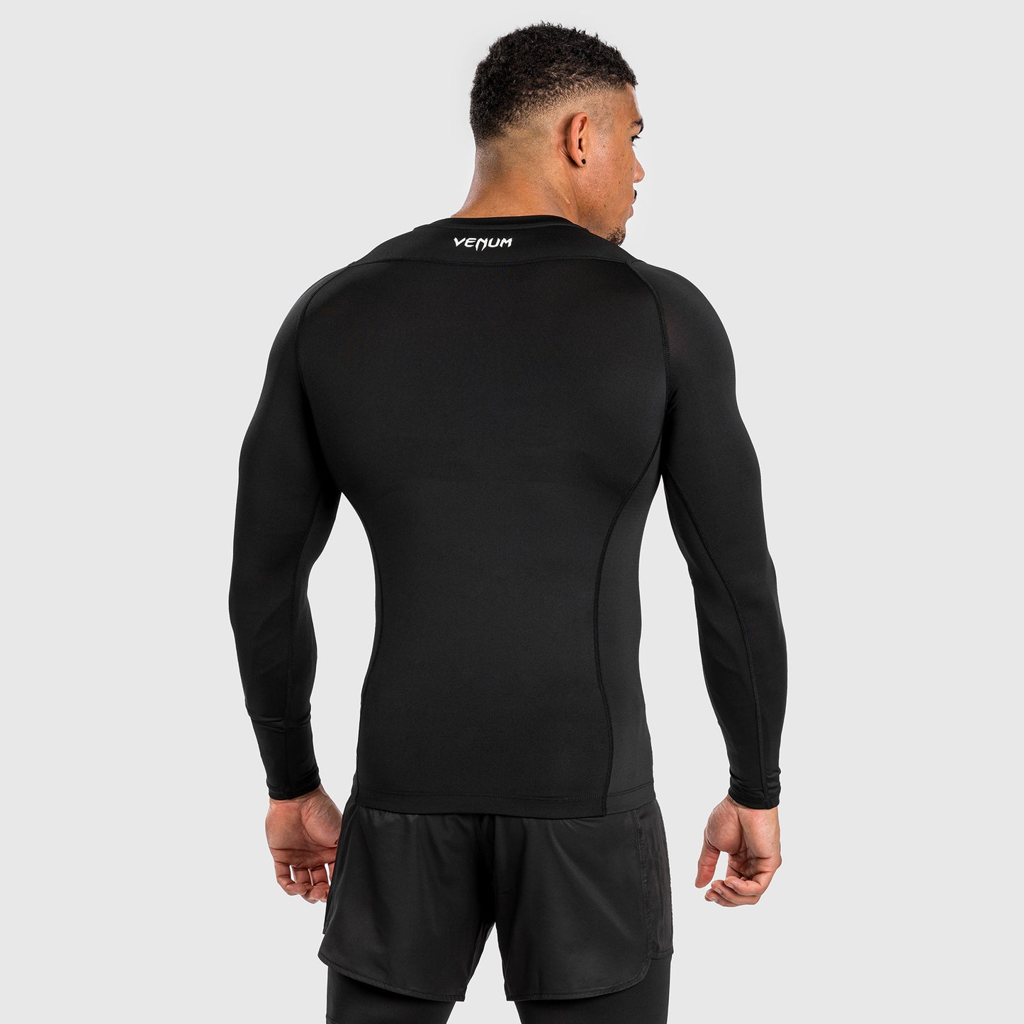 Venum Attack Heren Lange mouwen Rashguard - Zwart/Grijs