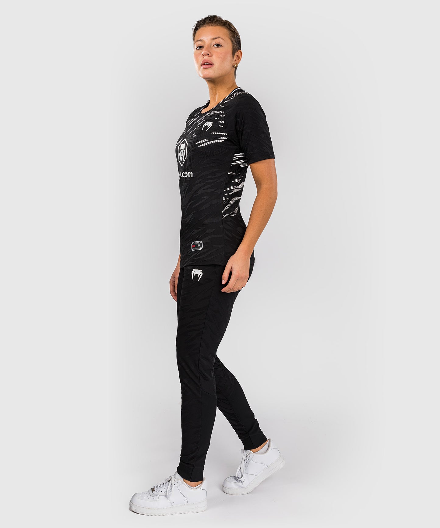 UFC Fusion by Venum Personalized Authentic Fight Night Exit T-shirt voor Dames - Zwart