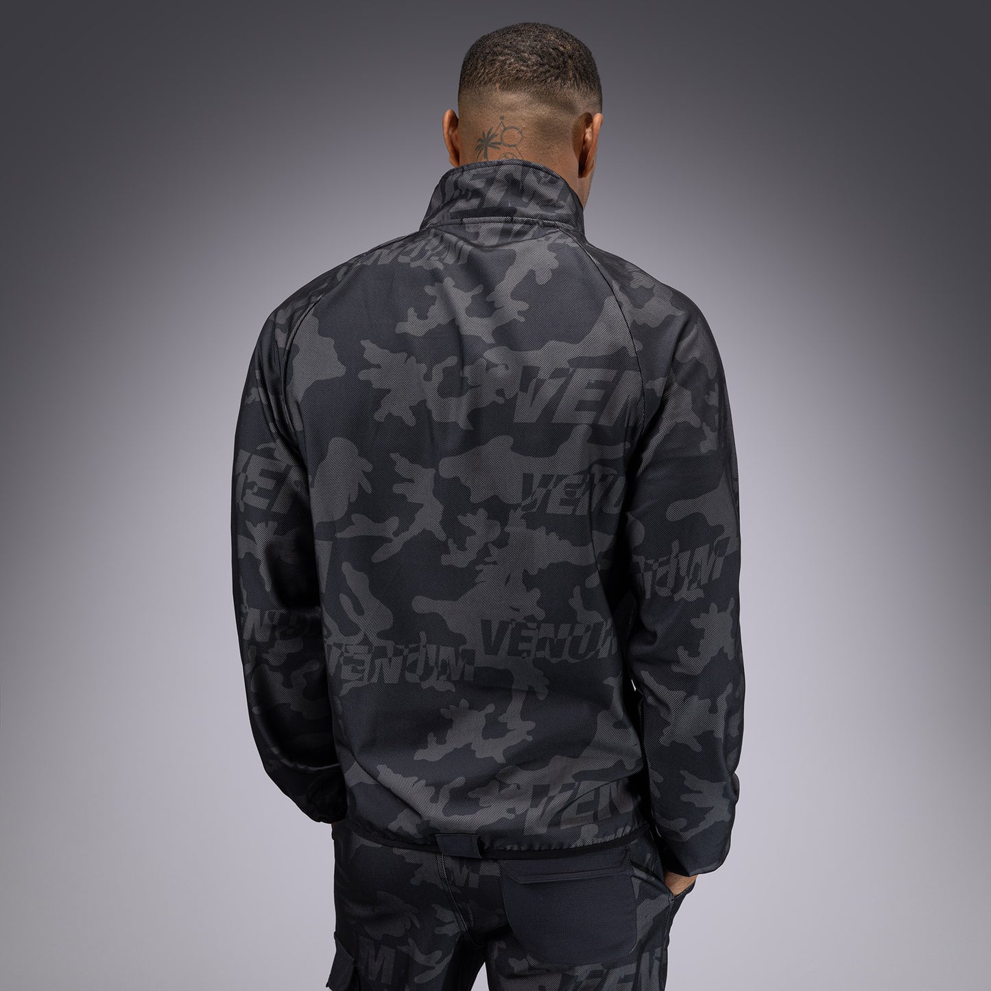 Venum Trooper Heren Trainingsjack - Zwart/Dark Charcoal