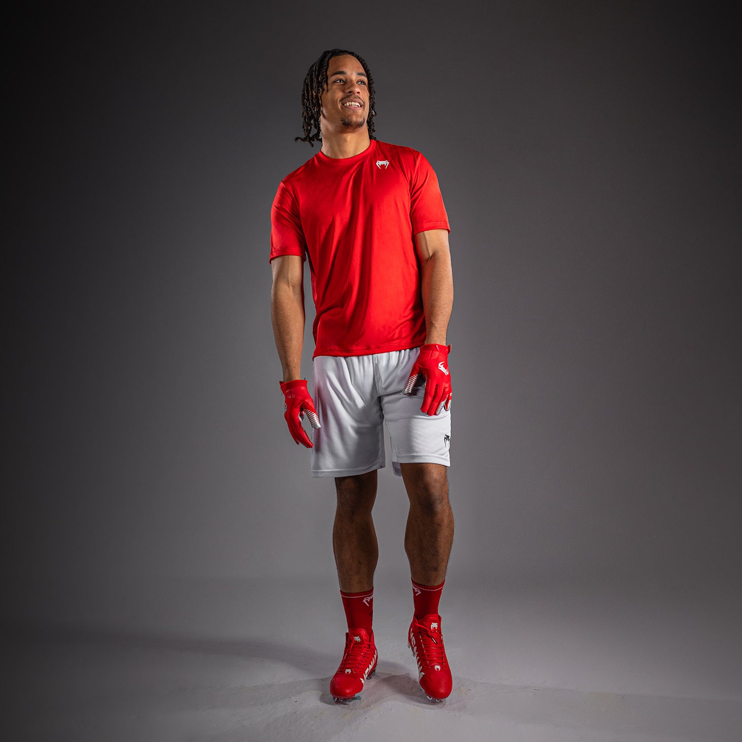 Venum Lineup Performance T-shirt met korte mouwen - Rood/Wit