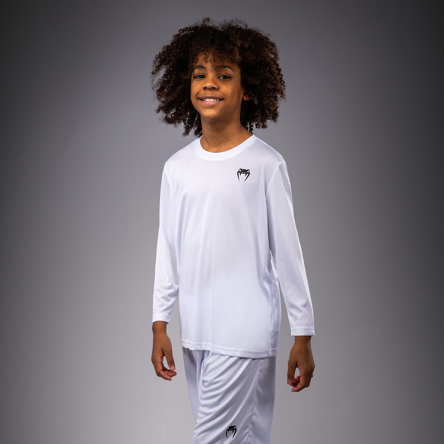 Venum Lineup T-shirt met lange mouwen voor jeugd - Rood/Wit